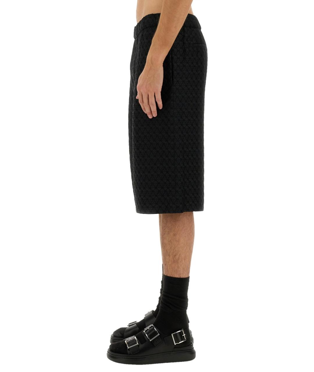 ALEXANDER MCQUEEN Черные вискозные шорты, фото 5