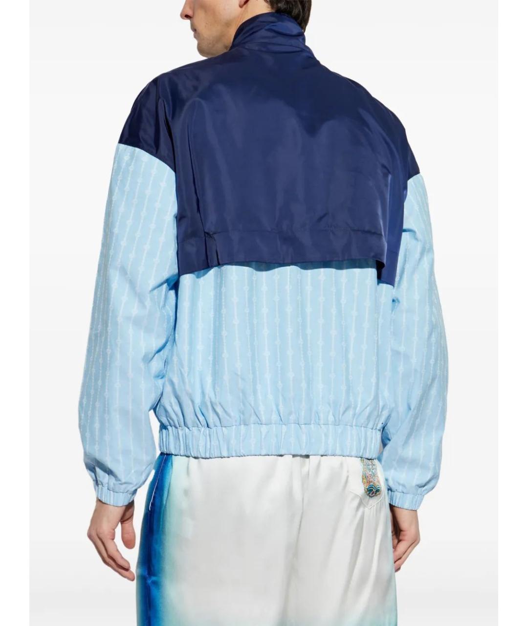 CASABLANCA Синяя полиамидовая куртка, фото 4