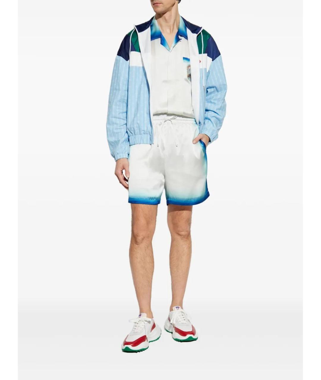 CASABLANCA Синяя полиамидовая куртка, фото 2