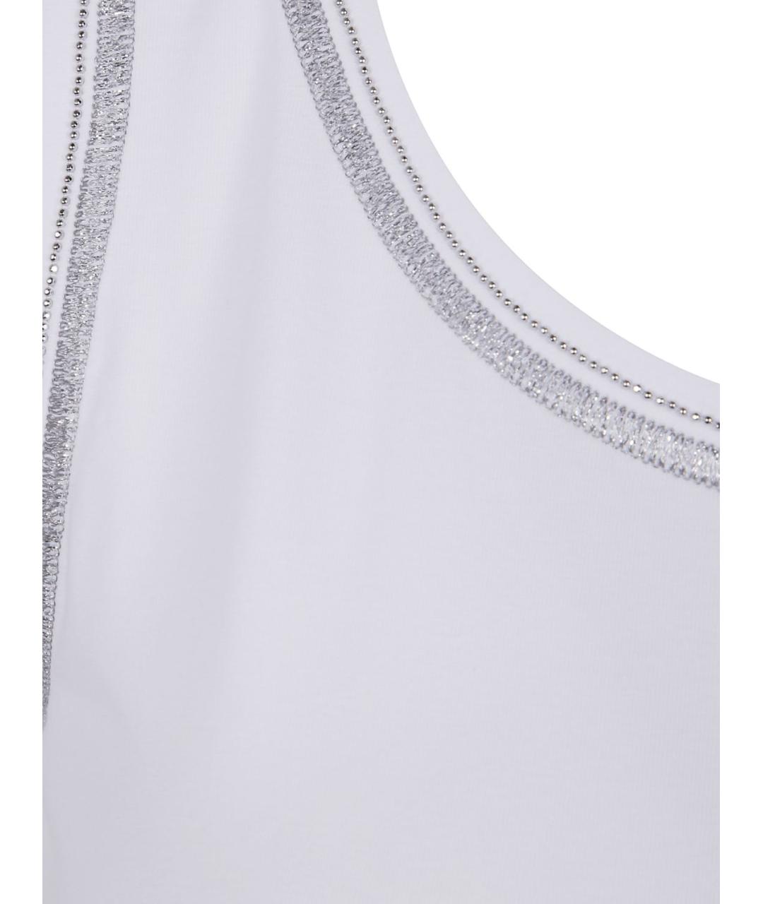 D.EXTERIOR Белая полиэстеровая майка, фото 3