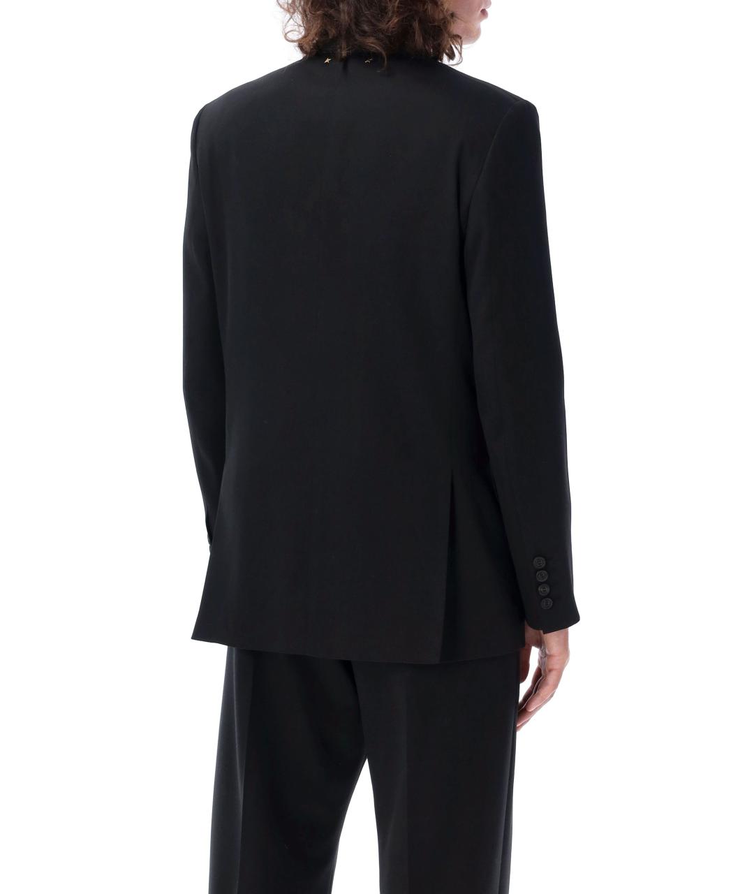 GOLDEN GOOSE DELUXE BRAND Черный шерстяной пиджак, фото 3