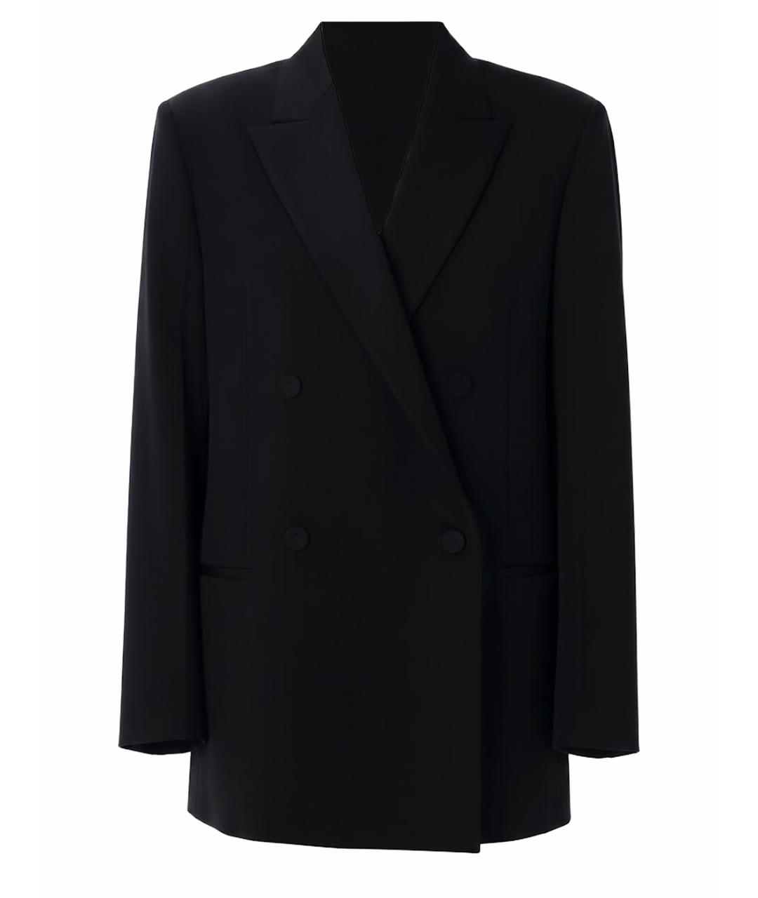 JIL SANDER Черный шерстяной жакет/пиджак, фото 1