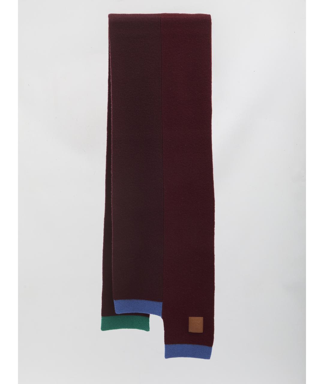 LOEWE Мульти шерстяной шарф, фото 3