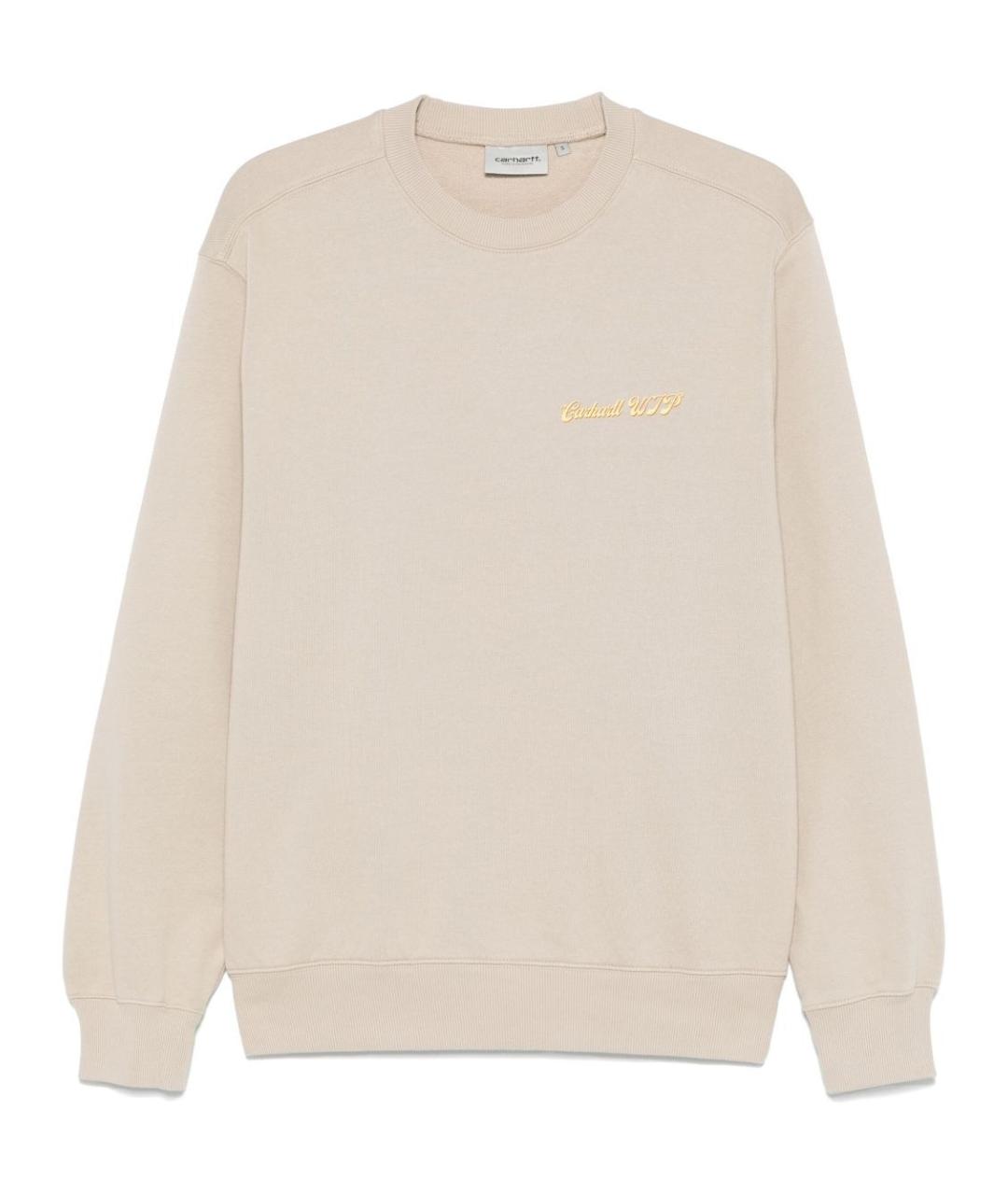 CARHARTT WIP Бежевый хлопковый джемпер / свитер, фото 1
