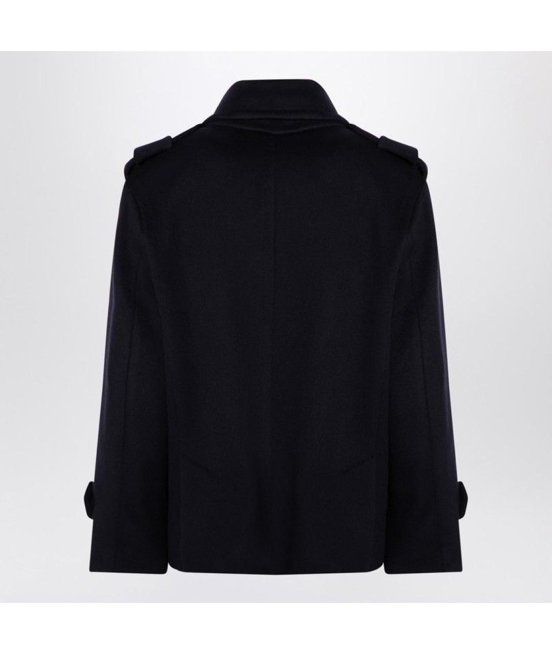 MAX MARA Синее шерстяное пальто, фото 2