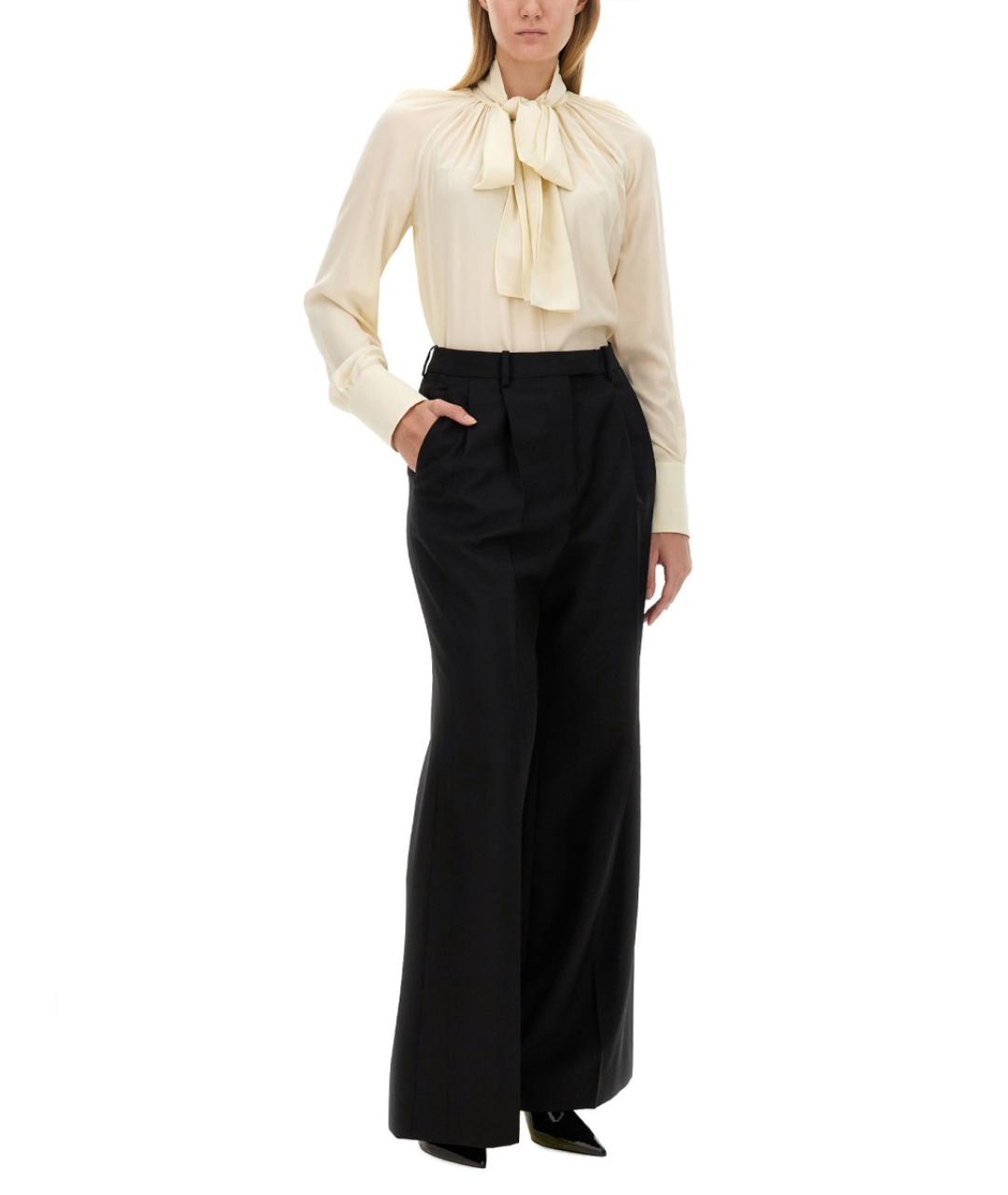 GIVENCHY Белая шелковая блузы, фото 2