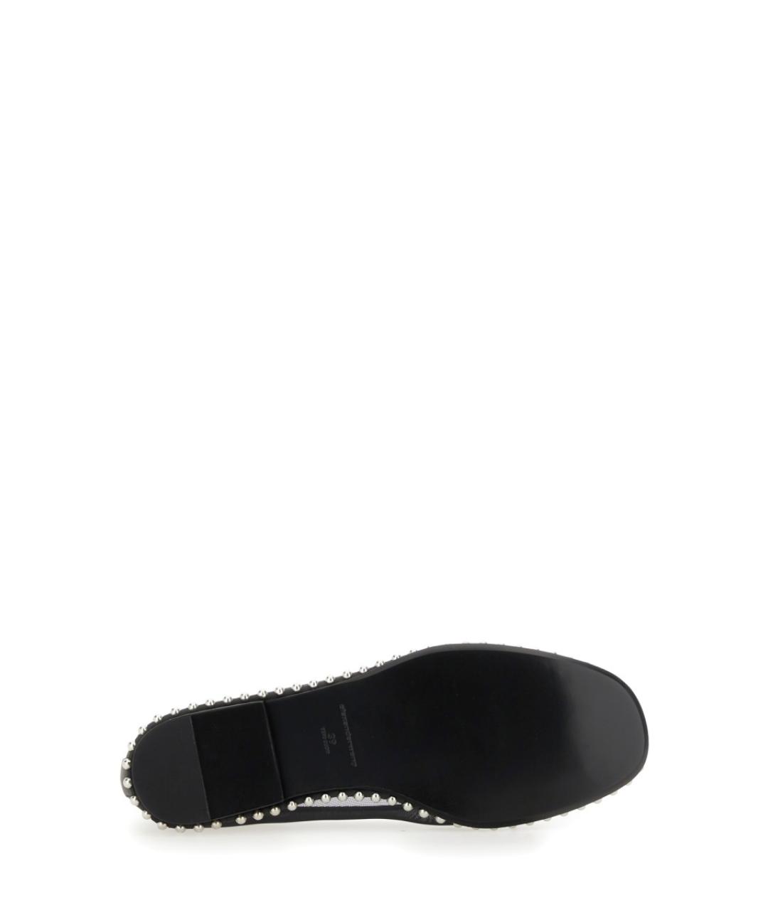 ALEXANDER WANG Черные синтетические балетки, фото 5