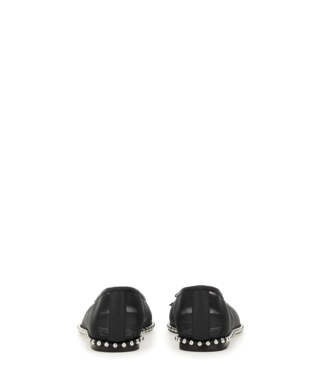 ALEXANDER WANG Черные синтетические балетки, фото 3