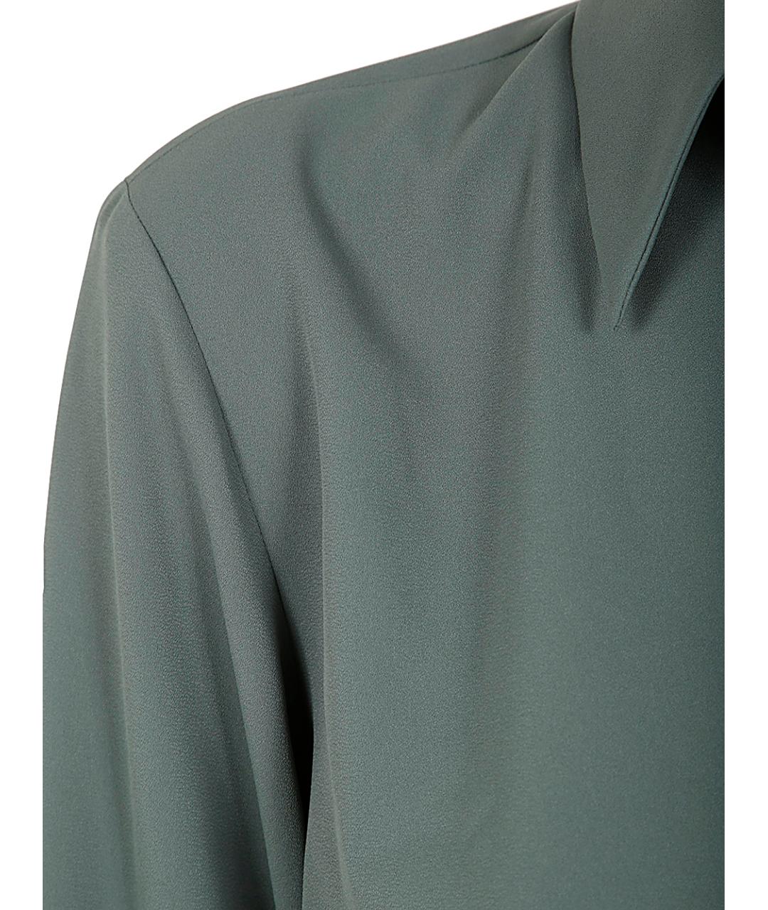 DRIES VAN NOTEN Зеленая полиэстеровая рубашка, фото 3