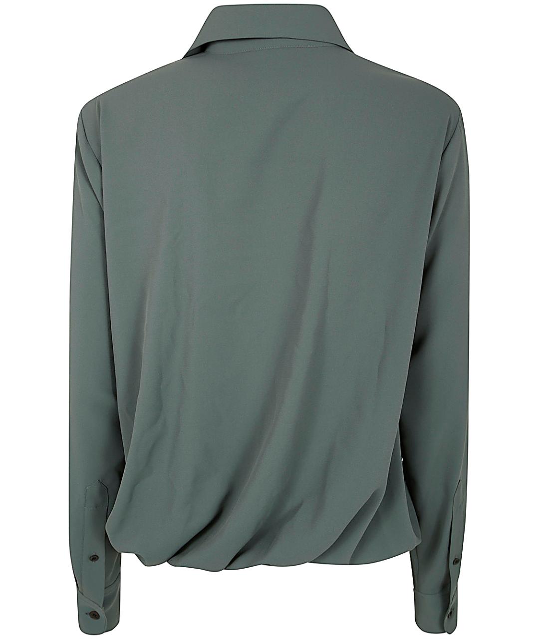 DRIES VAN NOTEN Зеленая полиэстеровая рубашка, фото 2