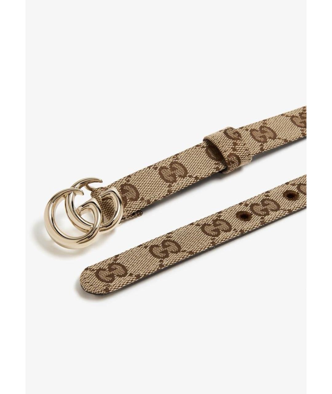 GUCCI Бежевый ремень, фото 3