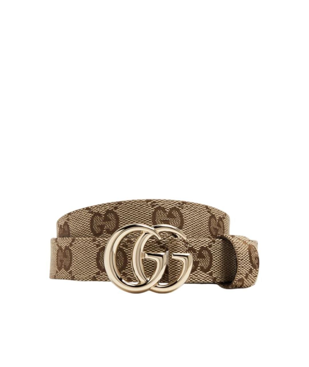 GUCCI Бежевый ремень, фото 1