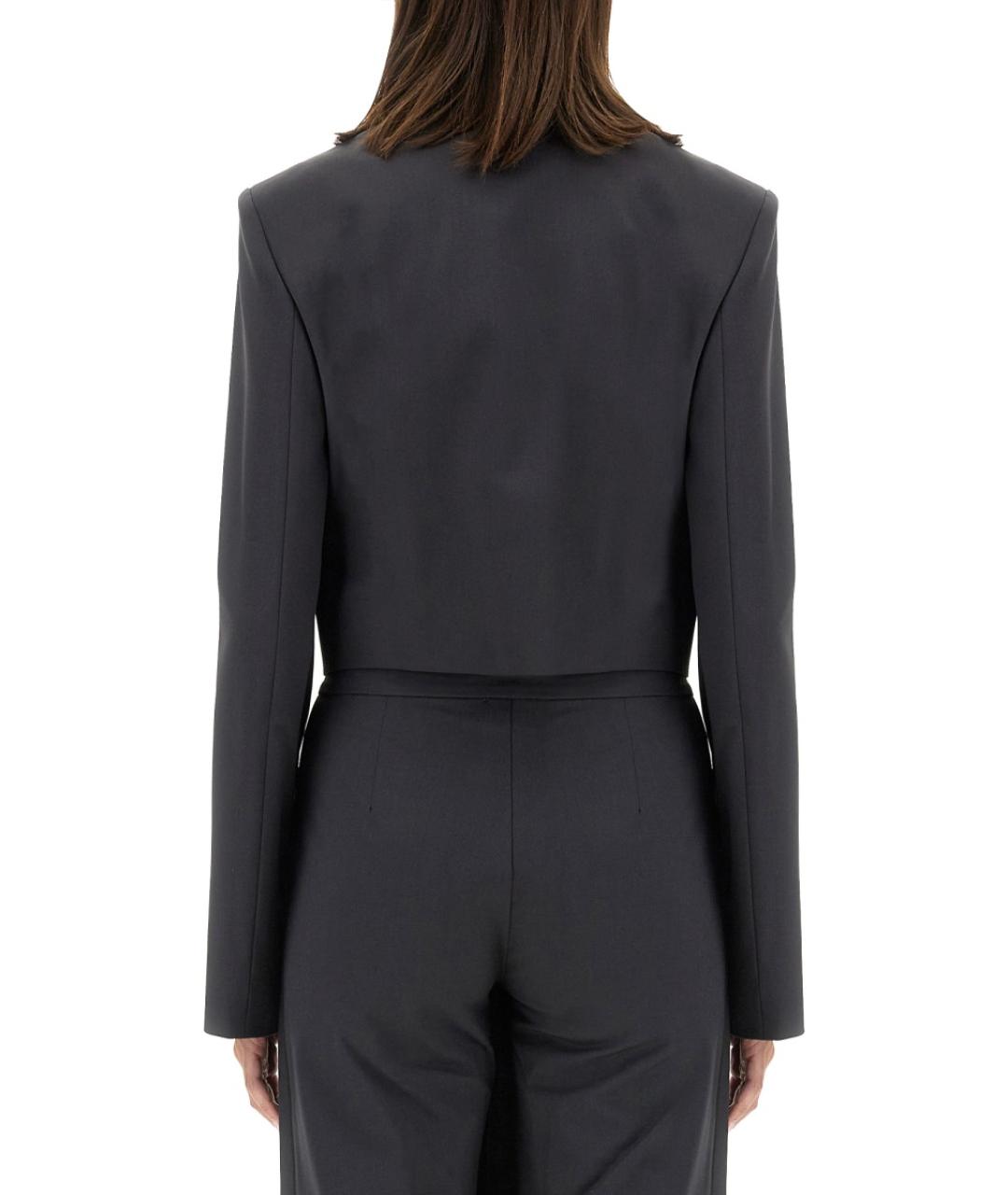 DIESEL Черный полиэстеровый жакет/пиджак, фото 4