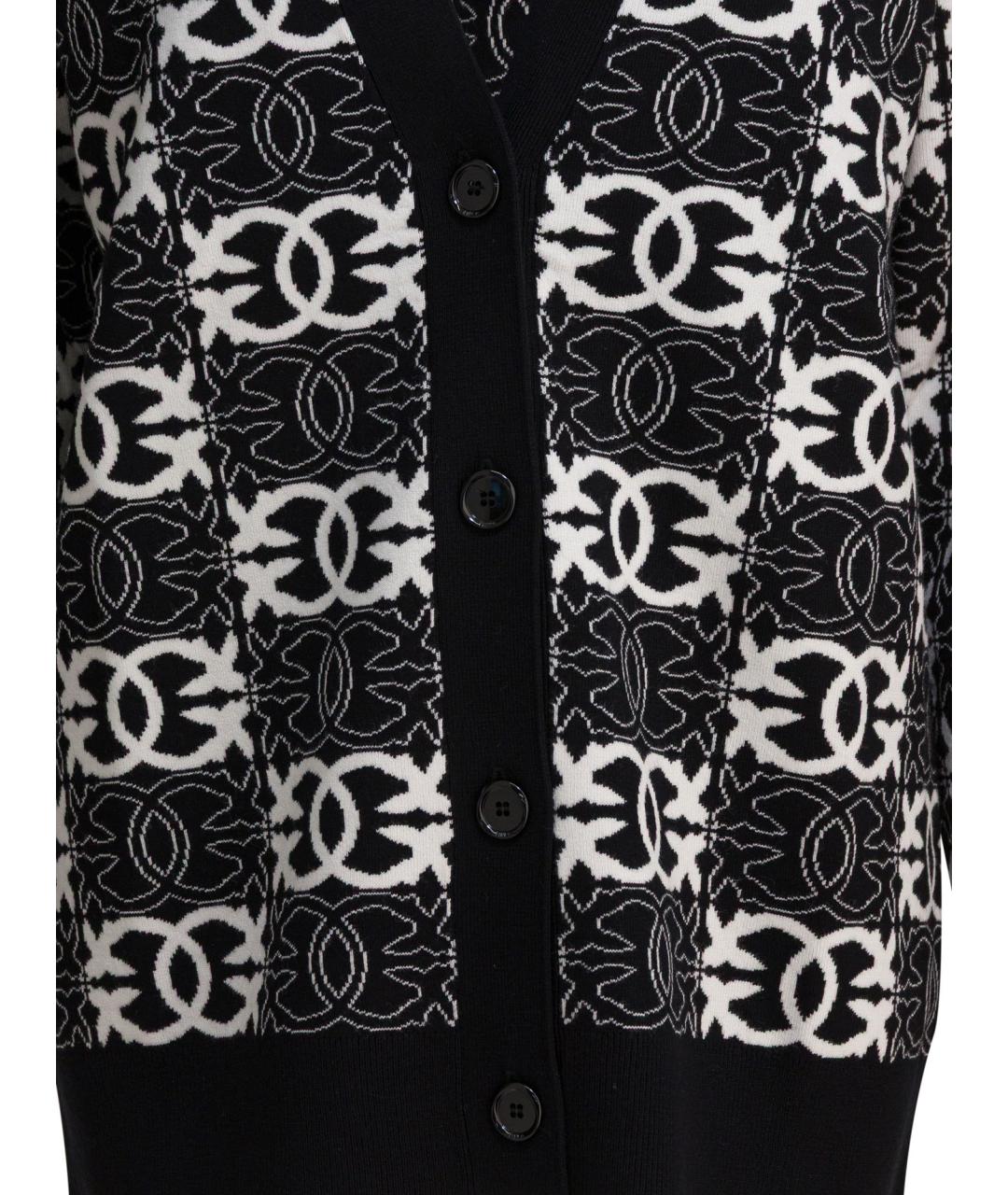 PINKO Черный вискозный джемпер / свитер, фото 3