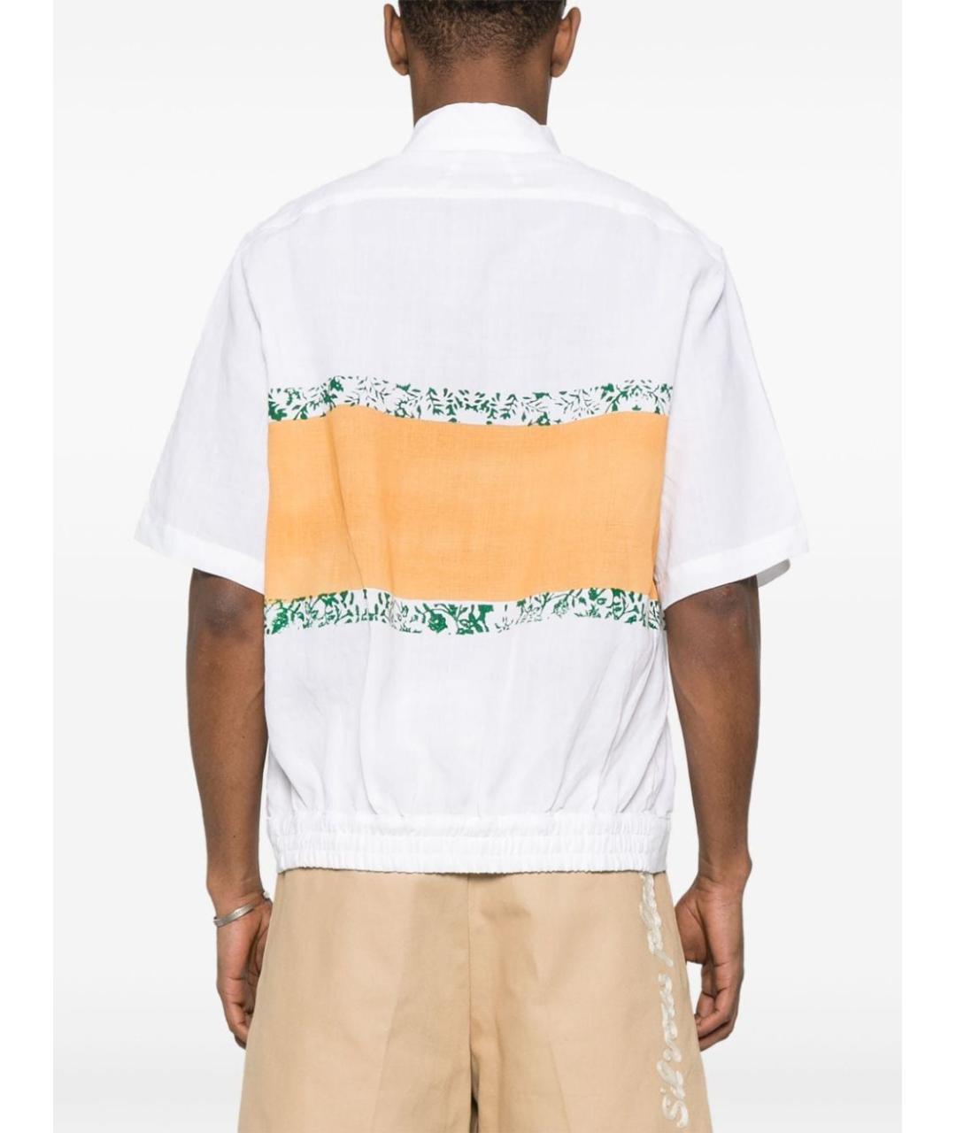 RHUDE Белая льняная кэжуал рубашка, фото 4