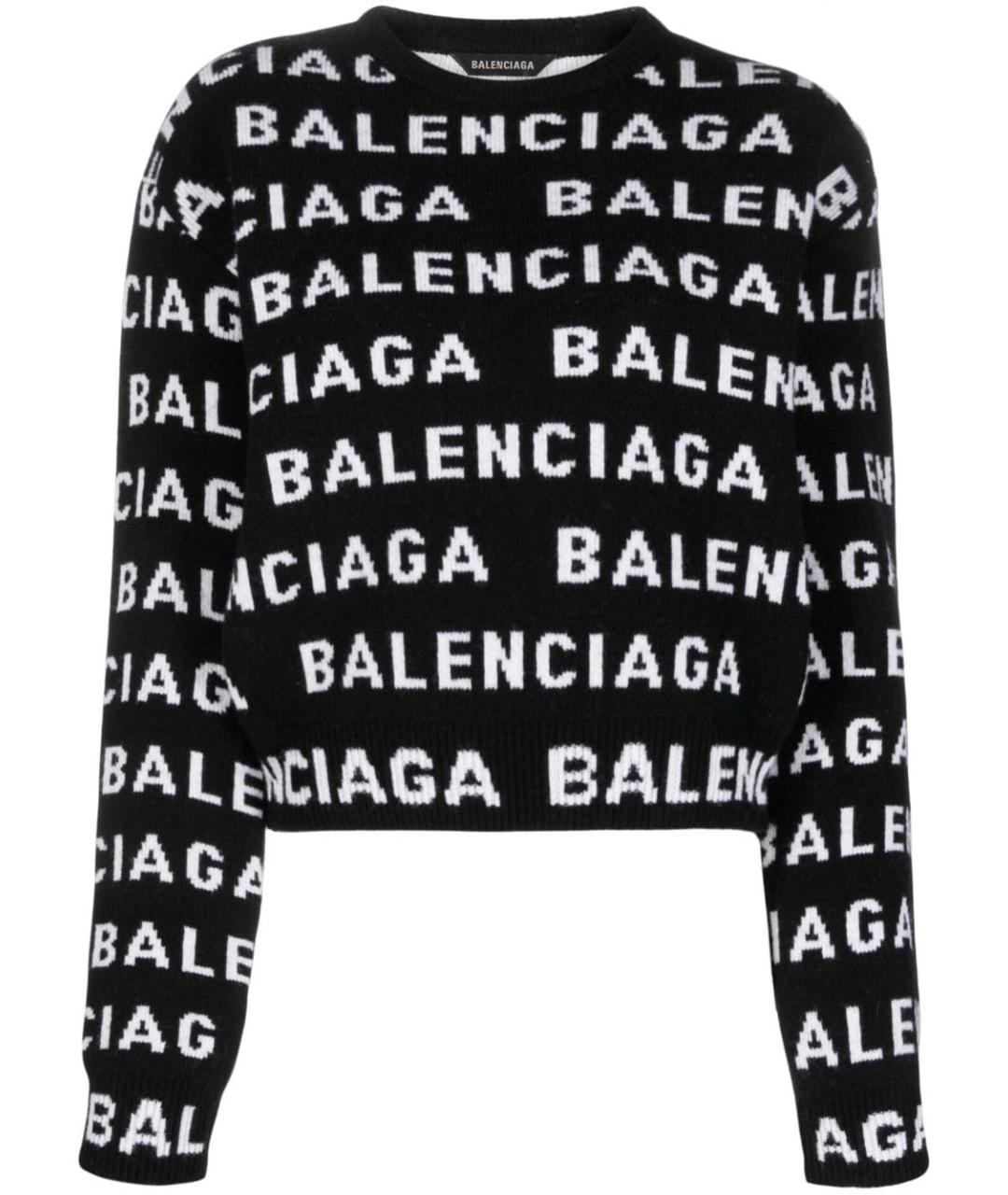 BALENCIAGA Мульти шерстяной джемпер / свитер, фото 1