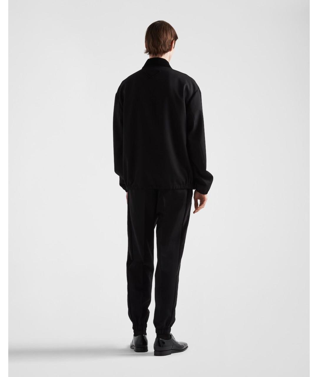 PRADA Черные повседневные брюки, фото 5