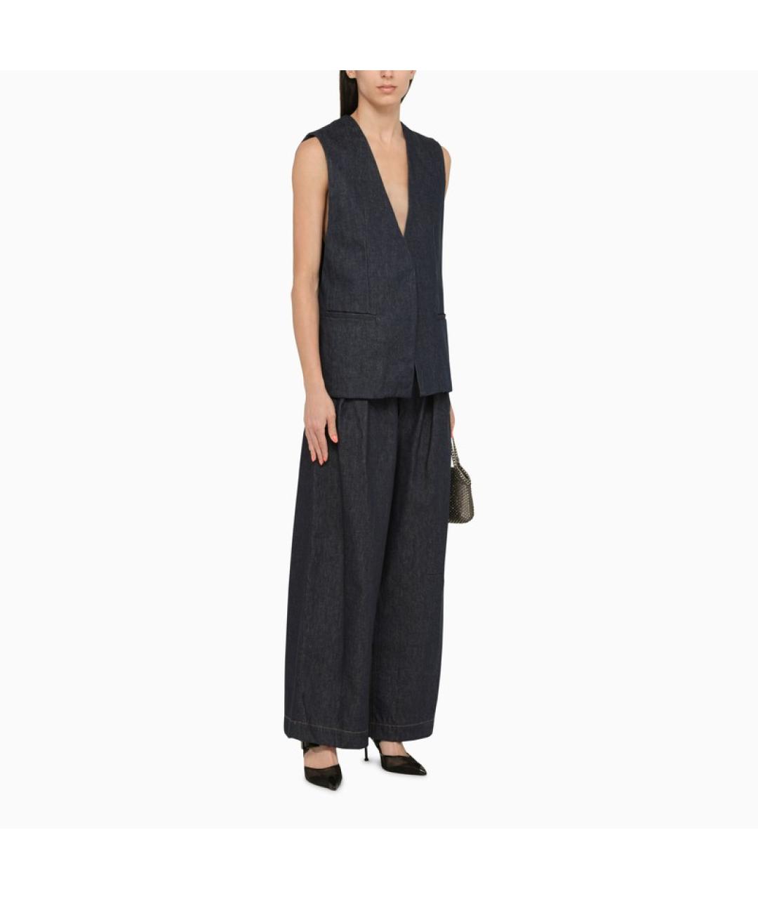 AMIRI Синий хлопковый жилет, фото 2