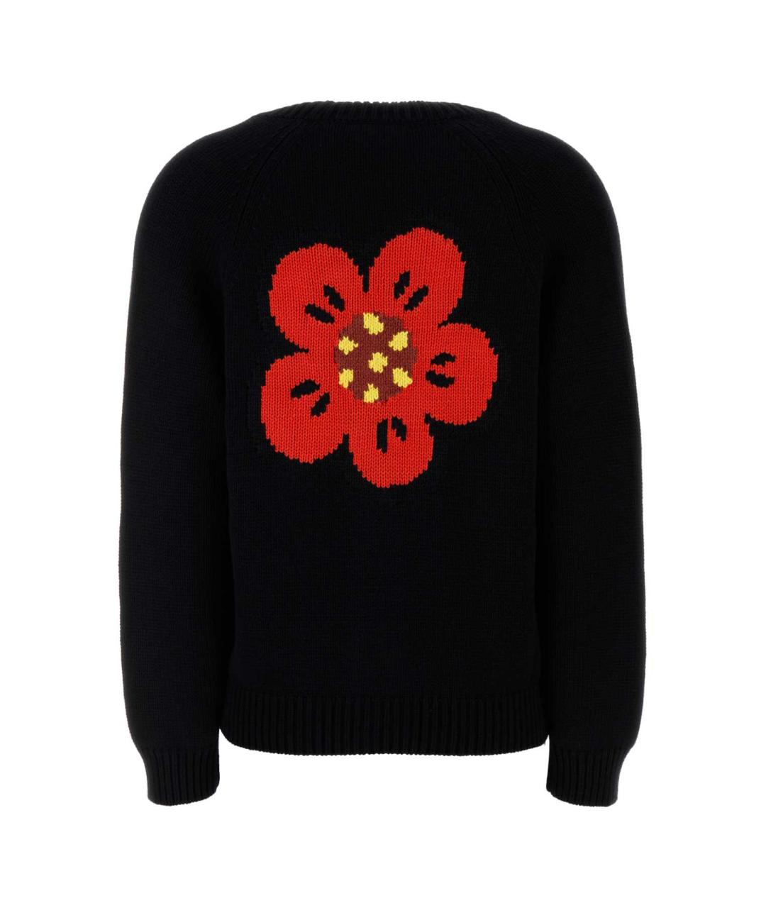 KENZO Черный шерстяной кардиган, фото 2