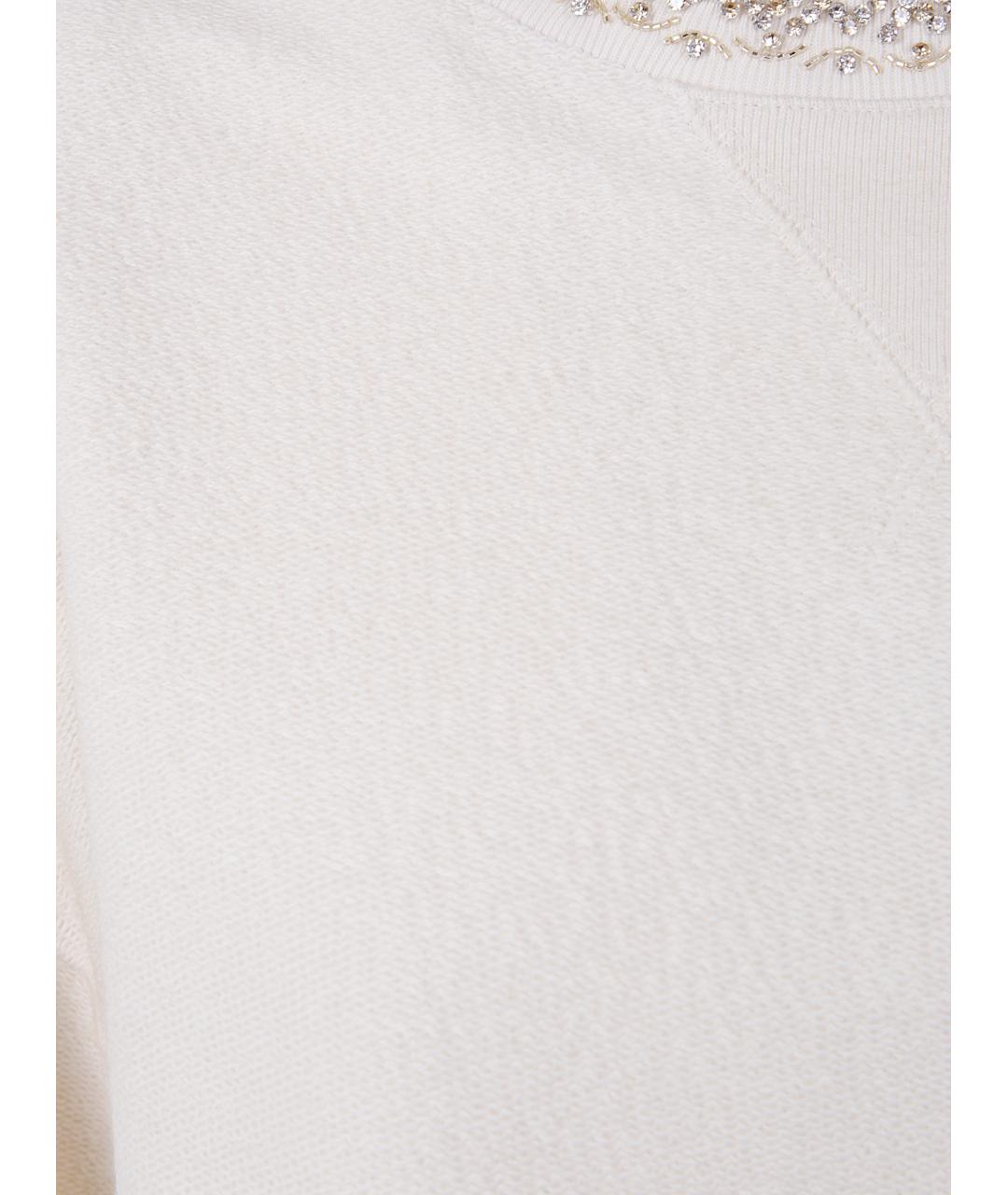 GOLDEN GOOSE DELUXE BRAND Белый хлопковый джемпер / свитер, фото 3