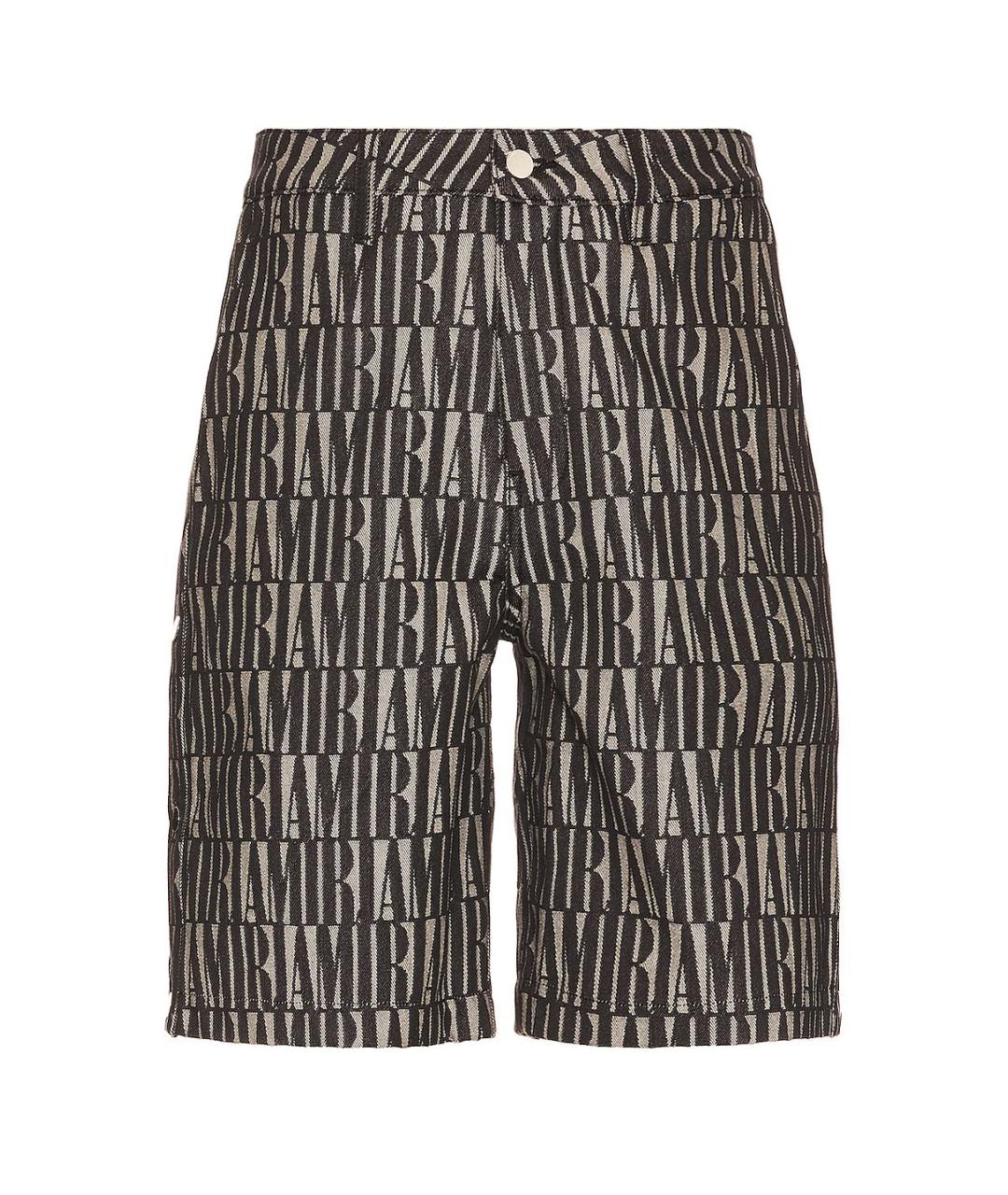 AMIRI Черные хлопковые шорты, фото 1