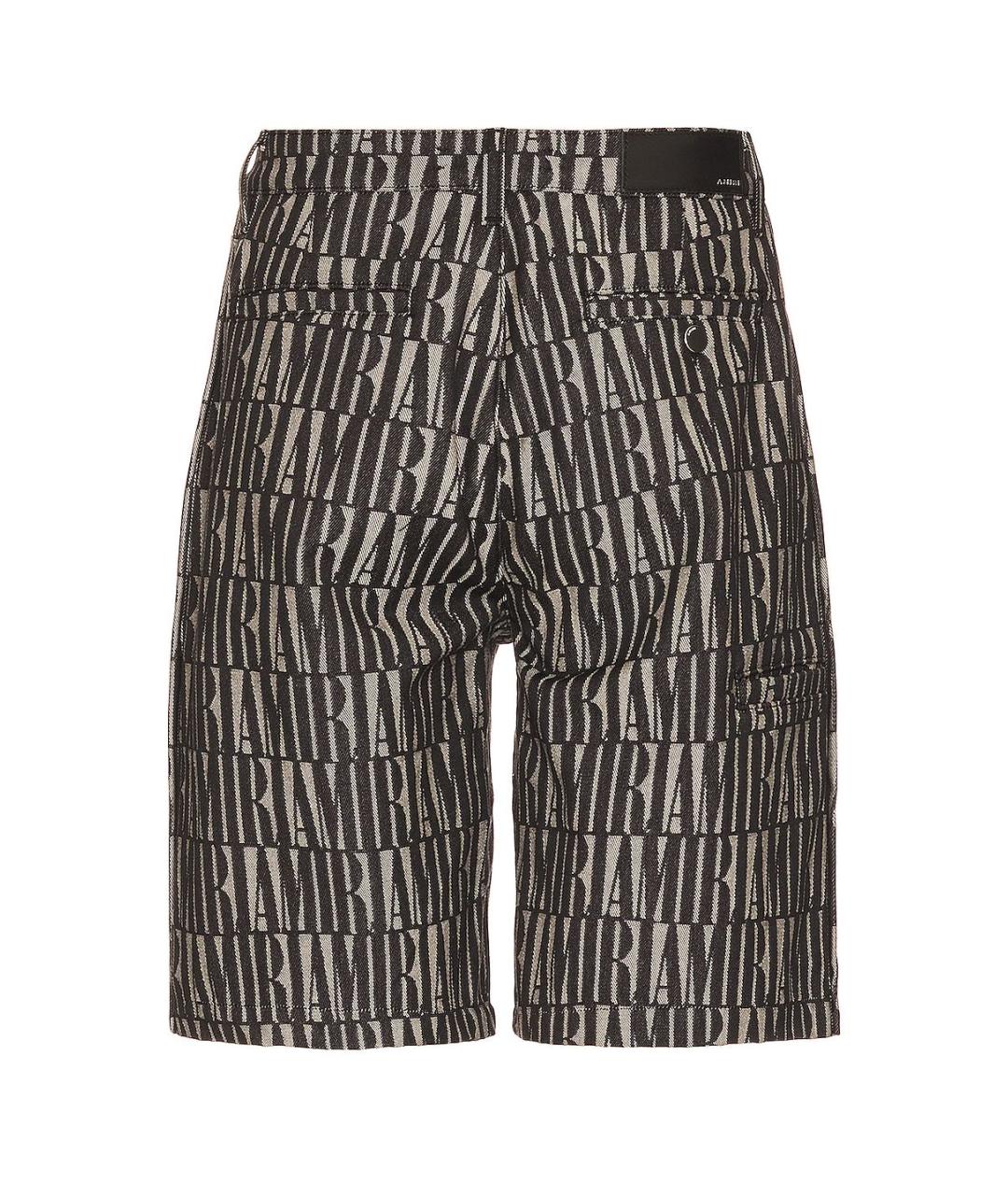 AMIRI Черные хлопковые шорты, фото 2