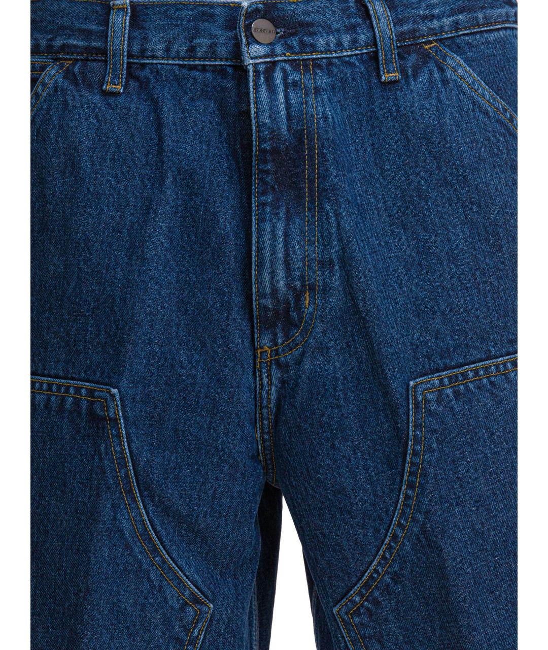 CARHARTT WIP Синие хлопковые шорты, фото 3