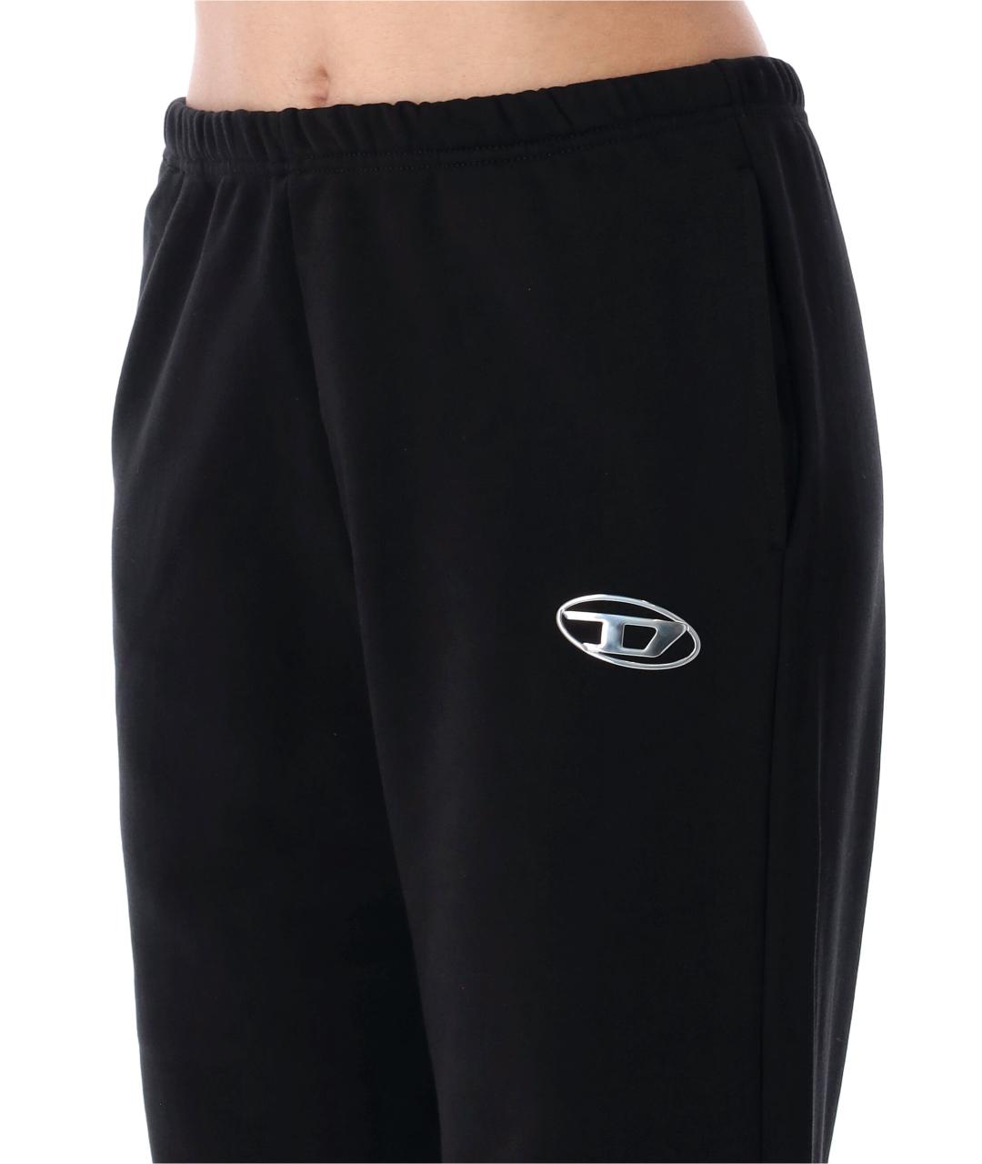 DIESEL Черные хлопковые спортивные брюки и шорты, фото 3