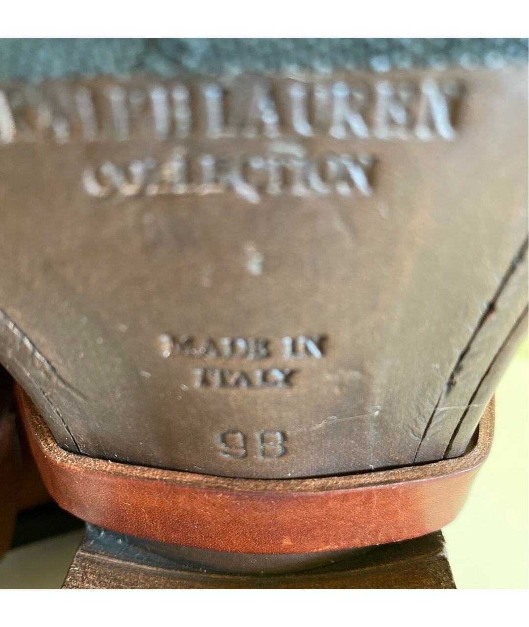 RALPH LAUREN COLLECTION Коричневые кожаные сапоги, фото 8
