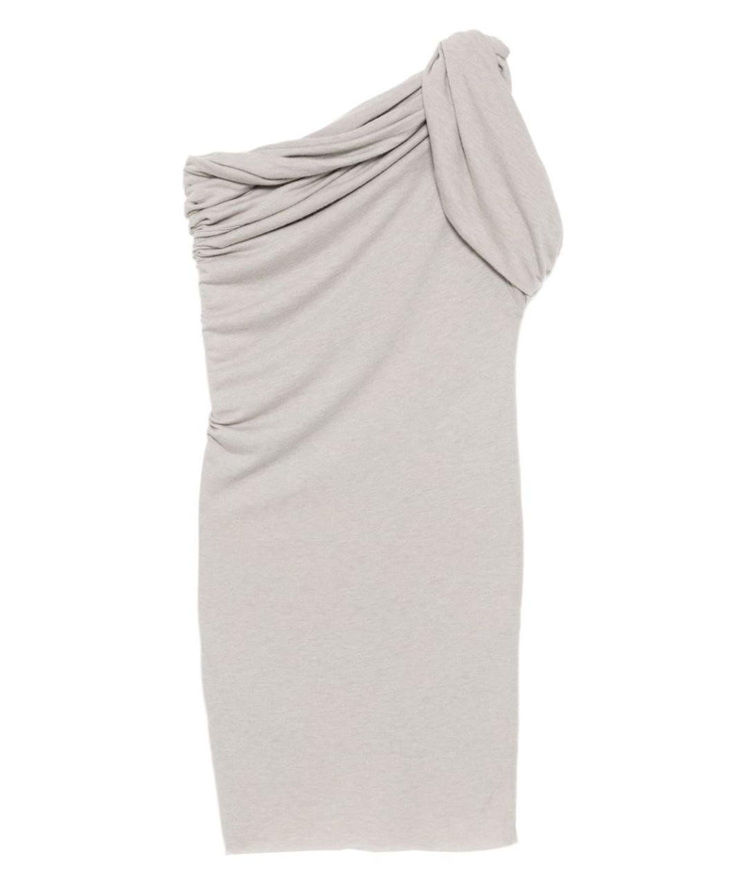 RICK OWENS Серая хлопковая майка, фото 1