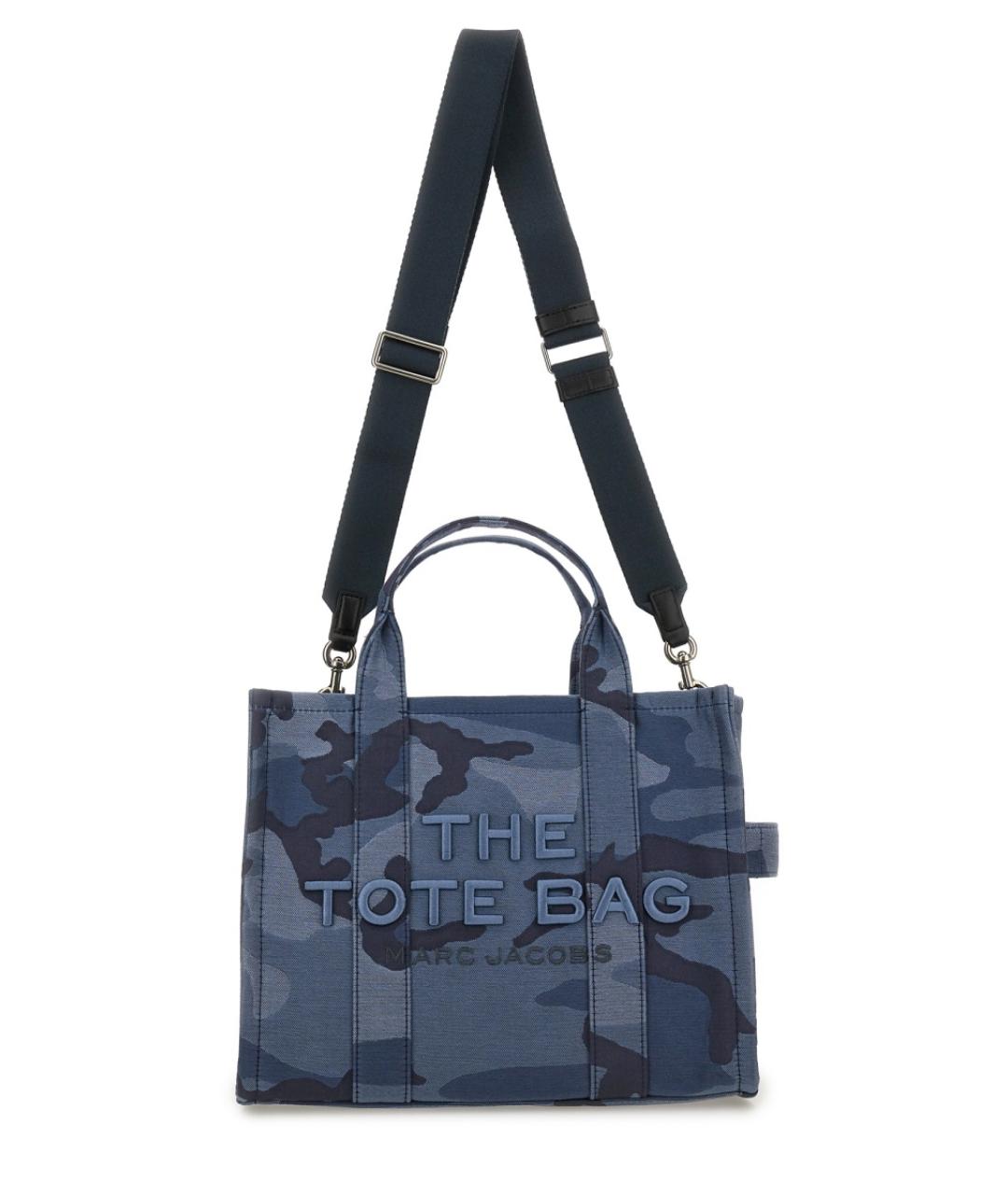 MARC JACOBS Синяя синтетическая сумка тоут, фото 3