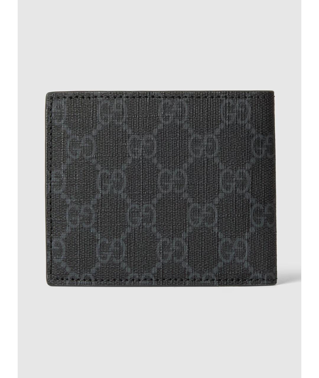 GUCCI Черный кожаный кошелек, фото 5