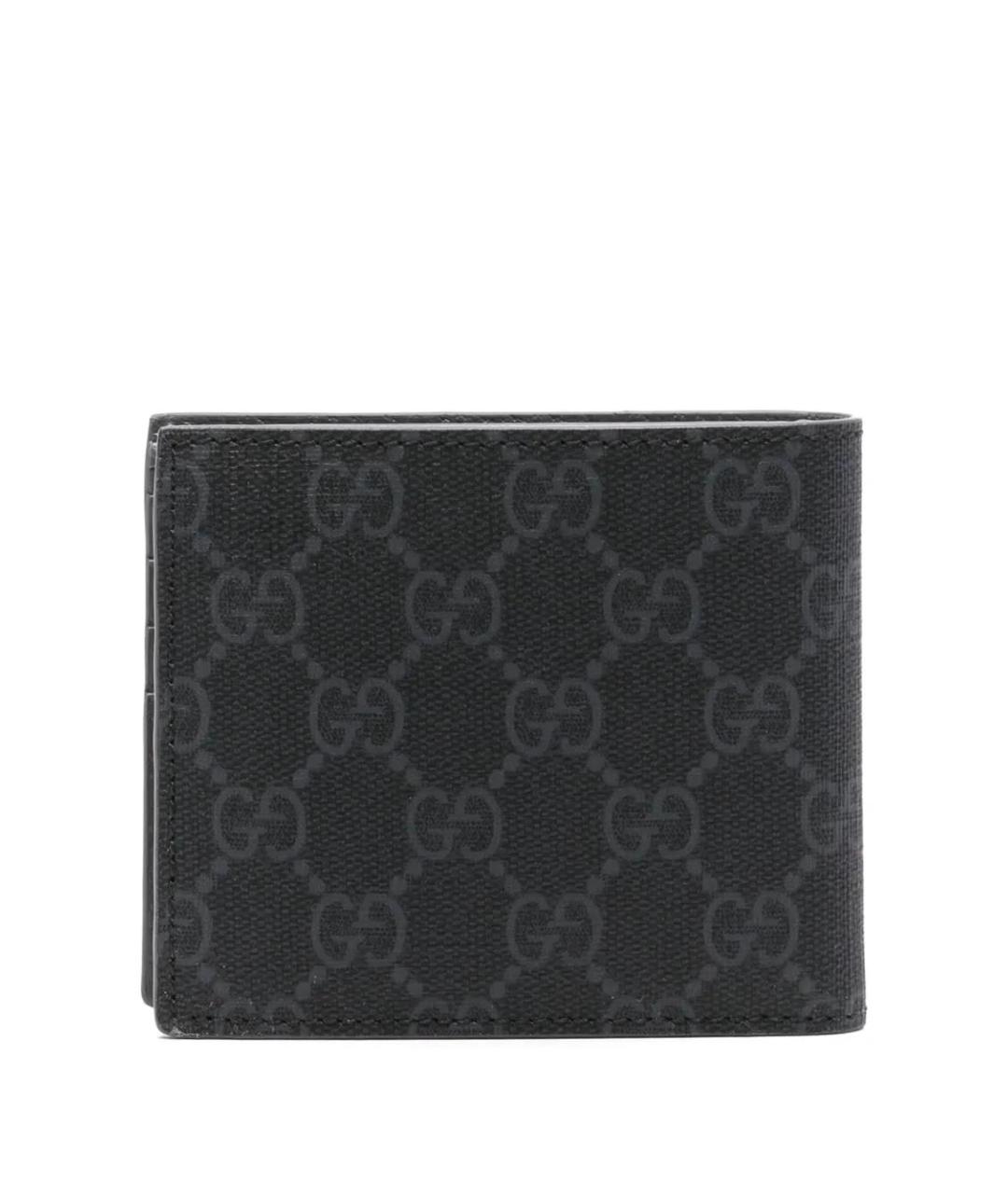 GUCCI Черный кожаный кошелек, фото 2
