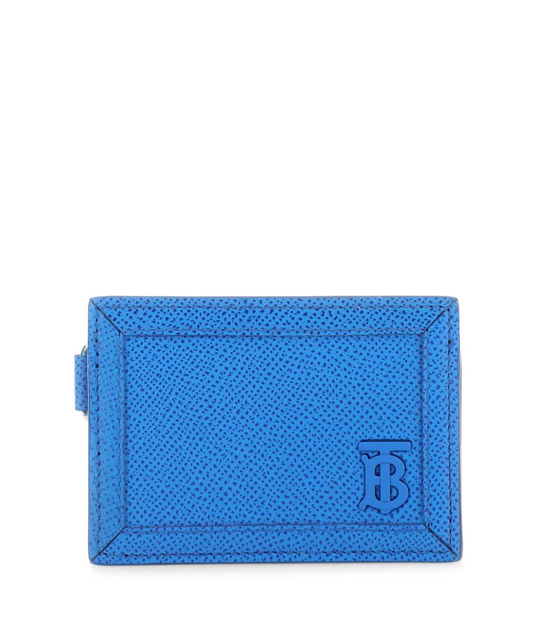BURBERRY Синий кожаный кошелек, фото 1