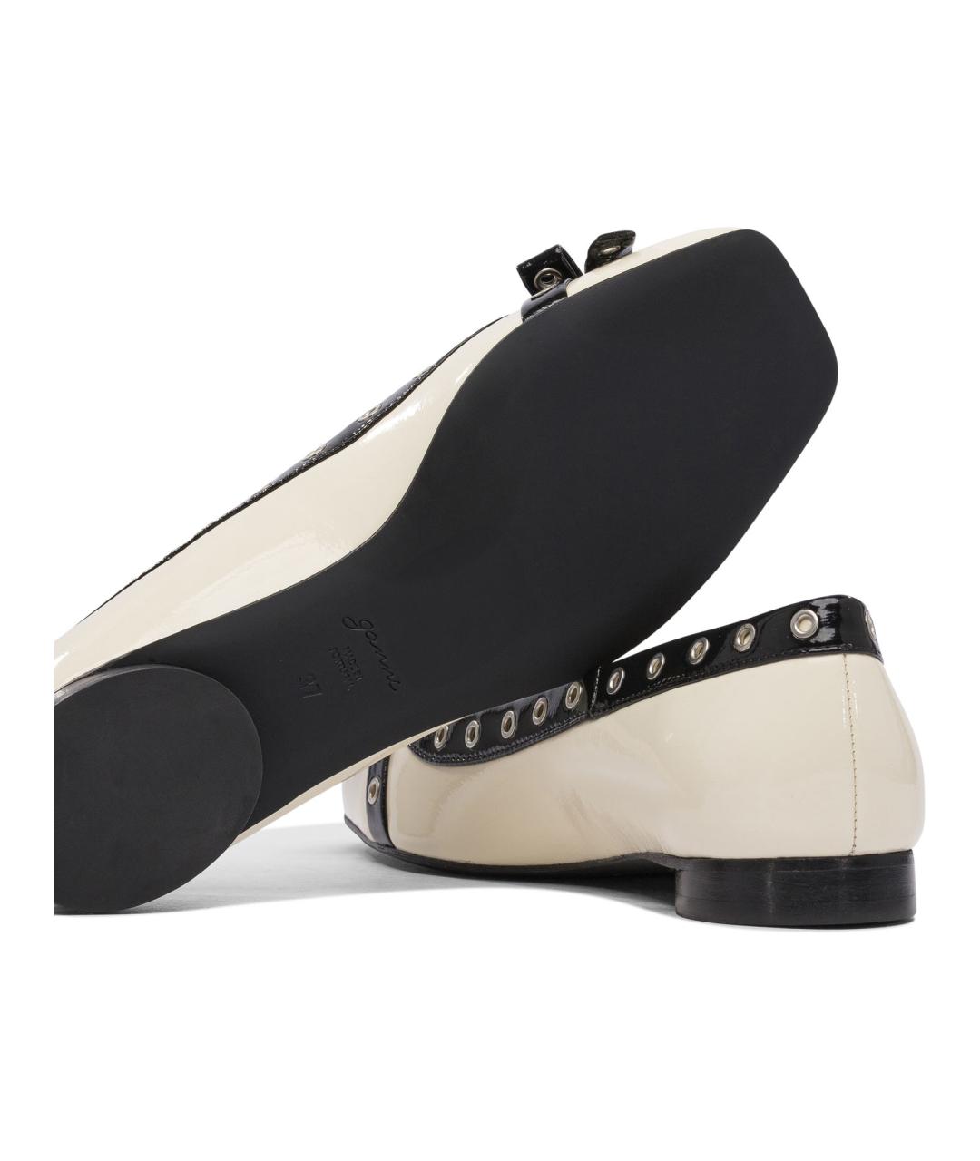 GANNI Белые балетки, фото 5