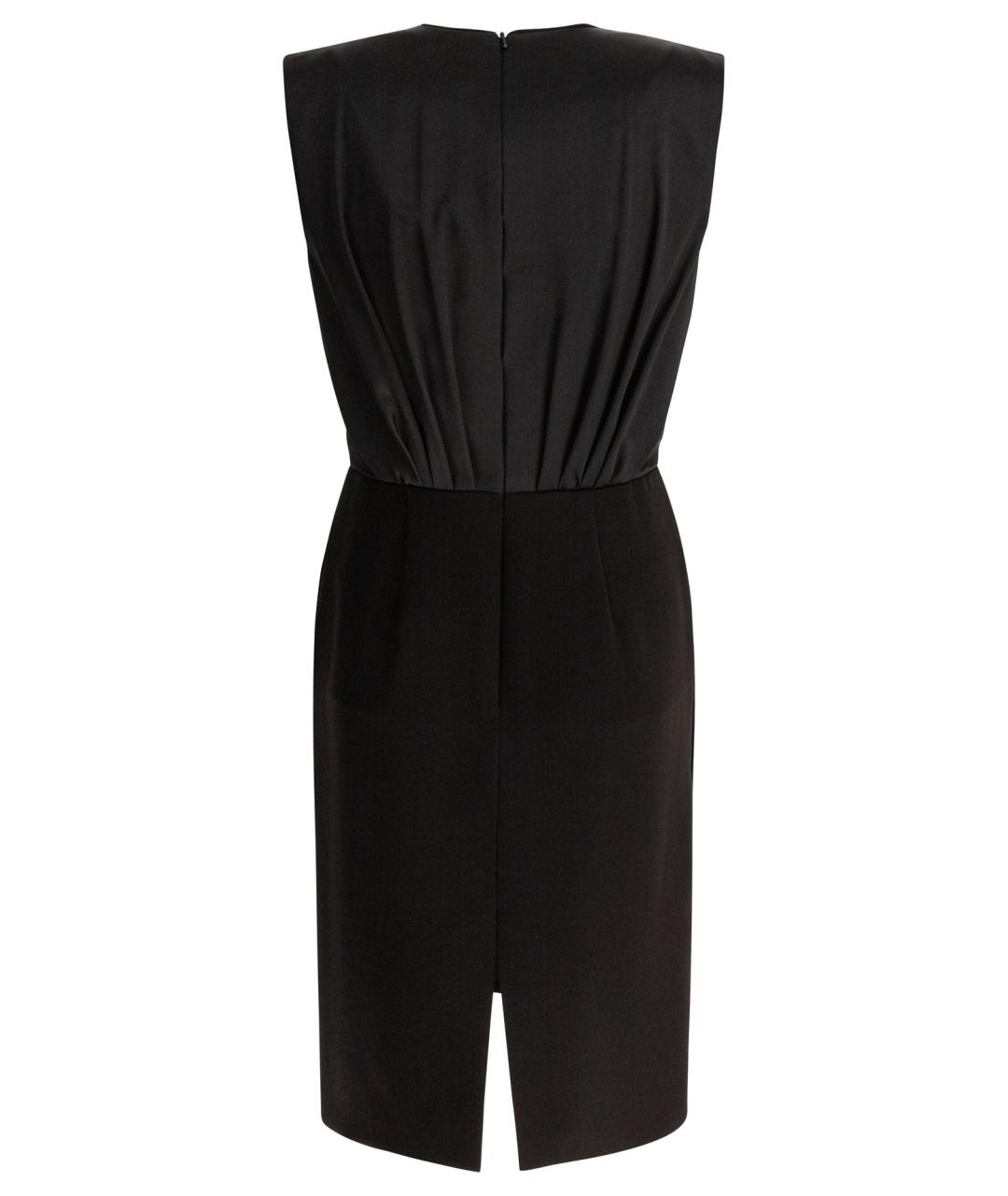 MAX MARA Черное ацетатное вечернее платье, фото 2