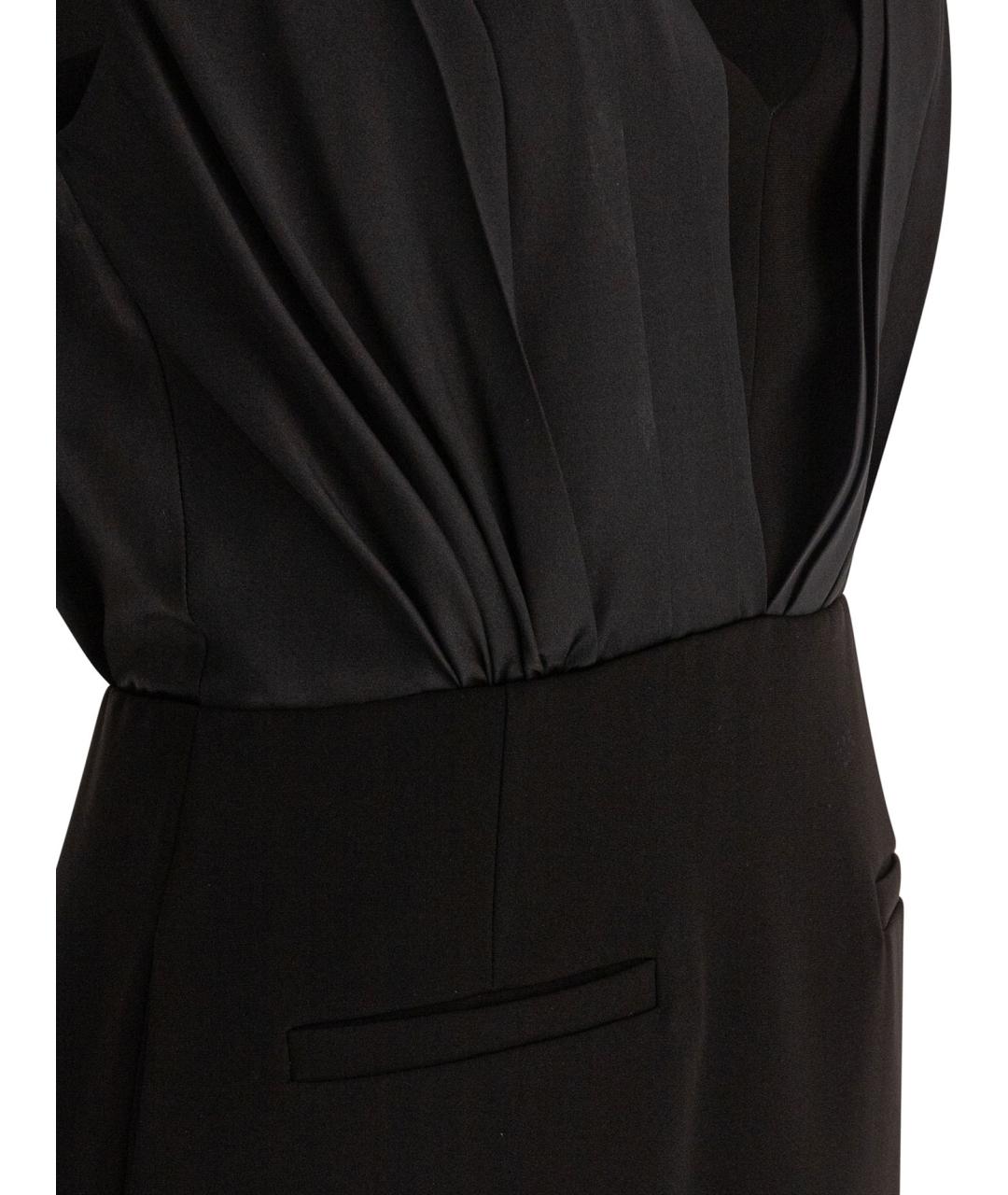 MAX MARA Черное ацетатное вечернее платье, фото 4