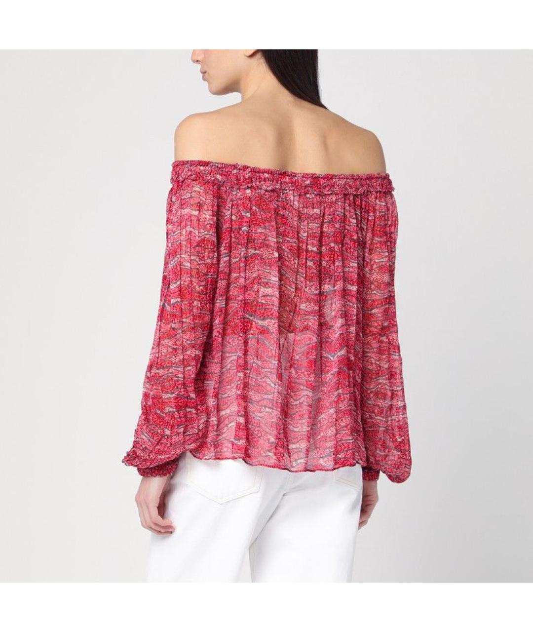 ISABEL MARANT Красная вискозная рубашка, фото 3