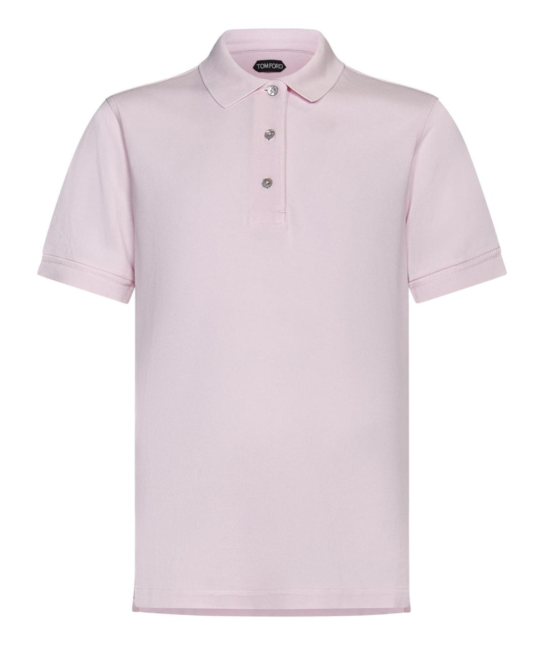 TOM FORD Розовое поло с коротким рукавом, фото 1