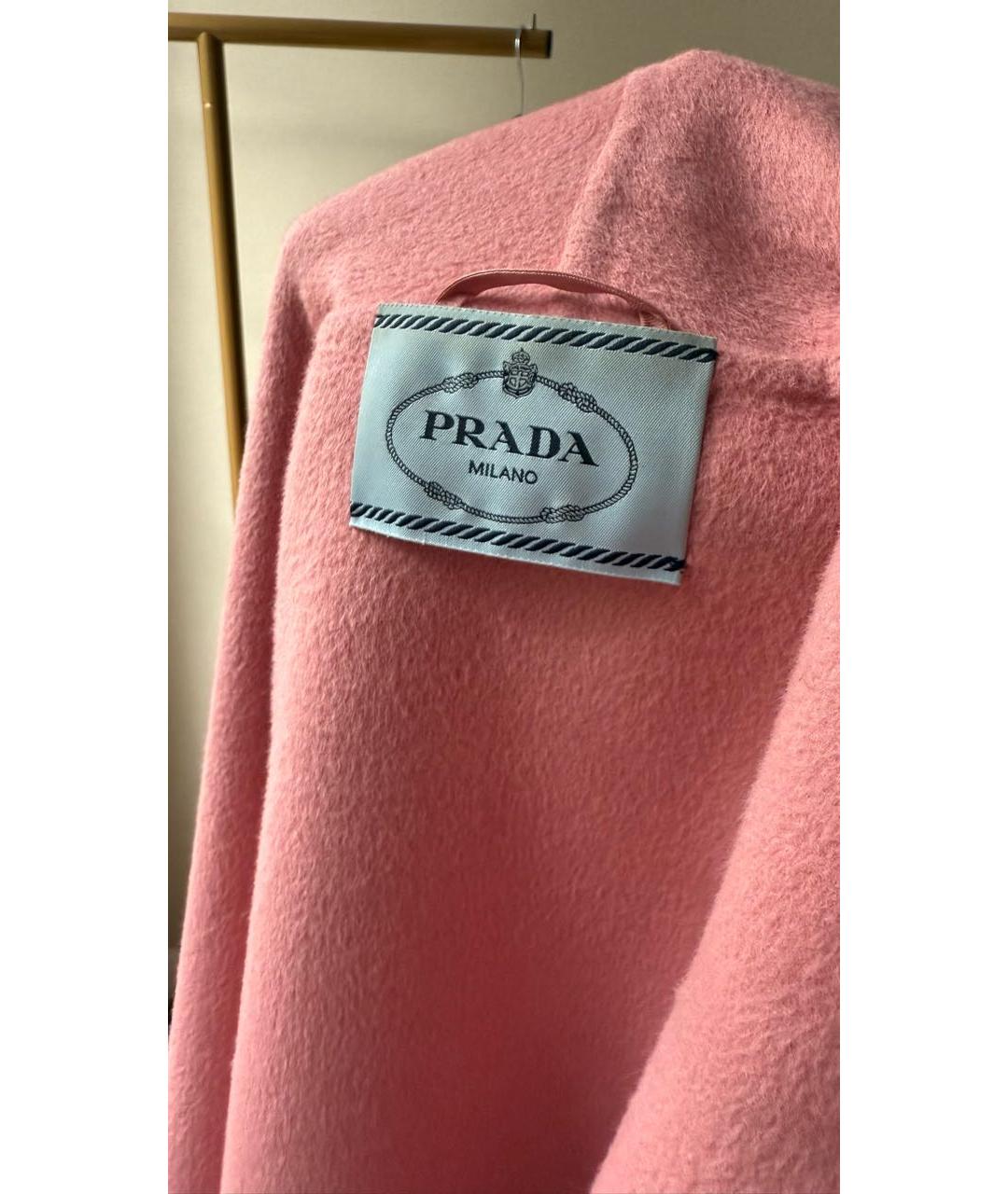PRADA Коралловая шерстяная парка, фото 3