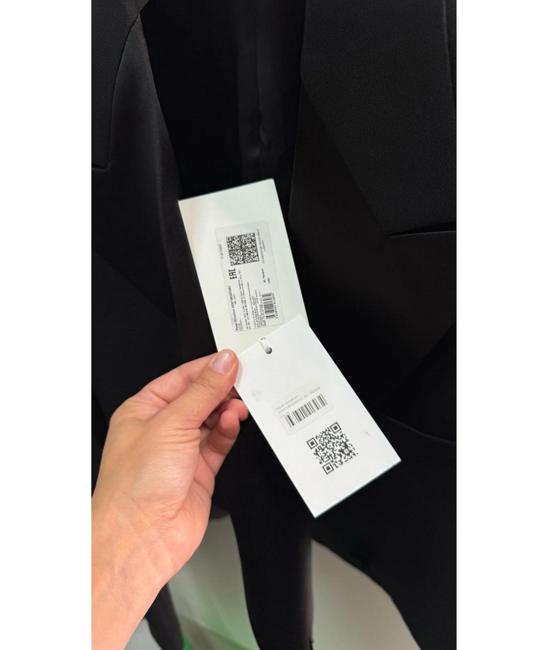 ARMARIUM Черный шерстяной жакет/пиджак, фото 4