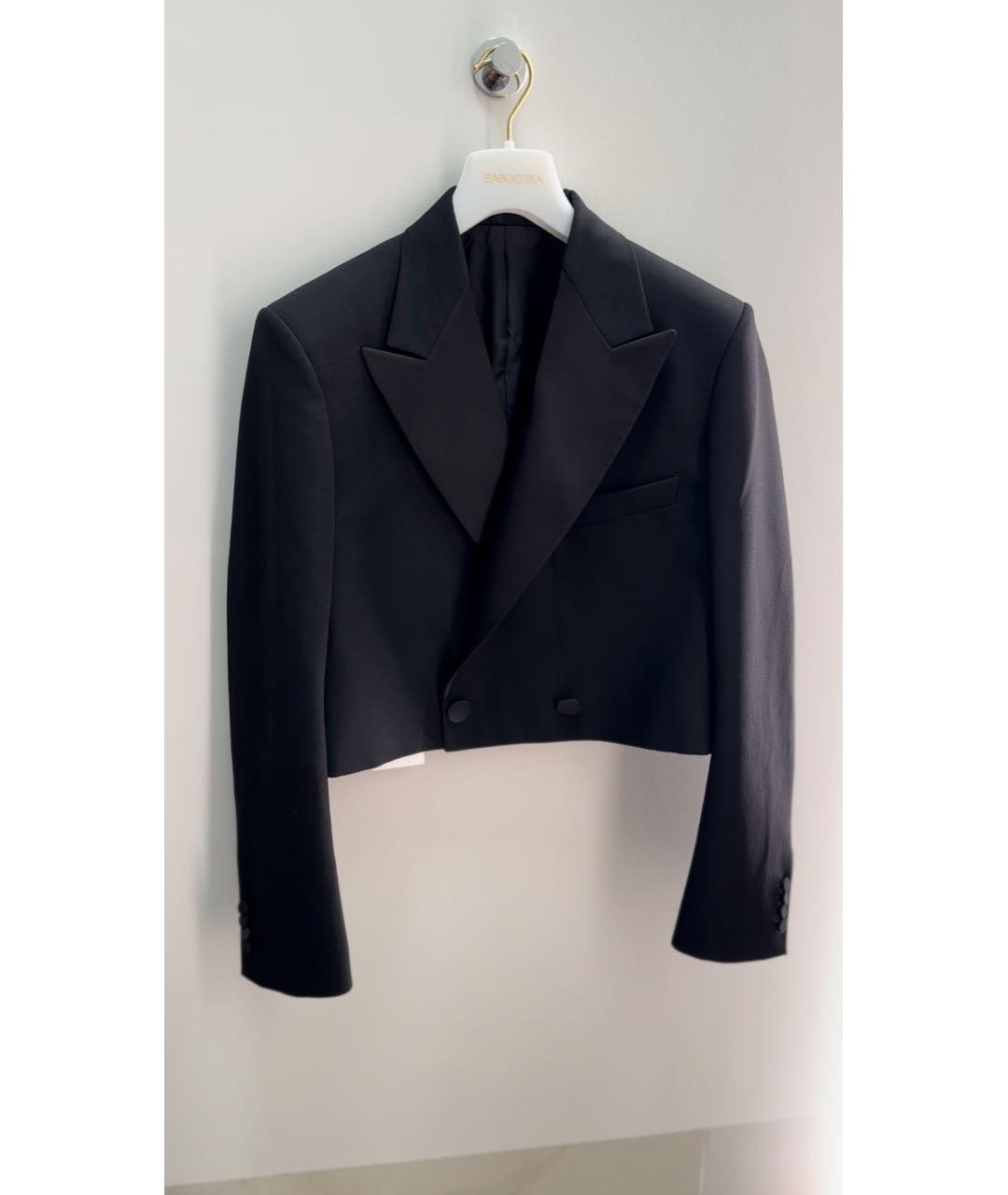 ARMARIUM Черный шерстяной жакет/пиджак, фото 5