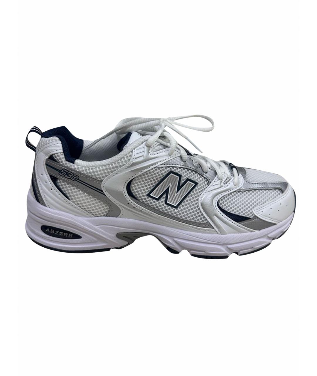 NEW BALANCE Белые низкие кроссовки / кеды, фото 1