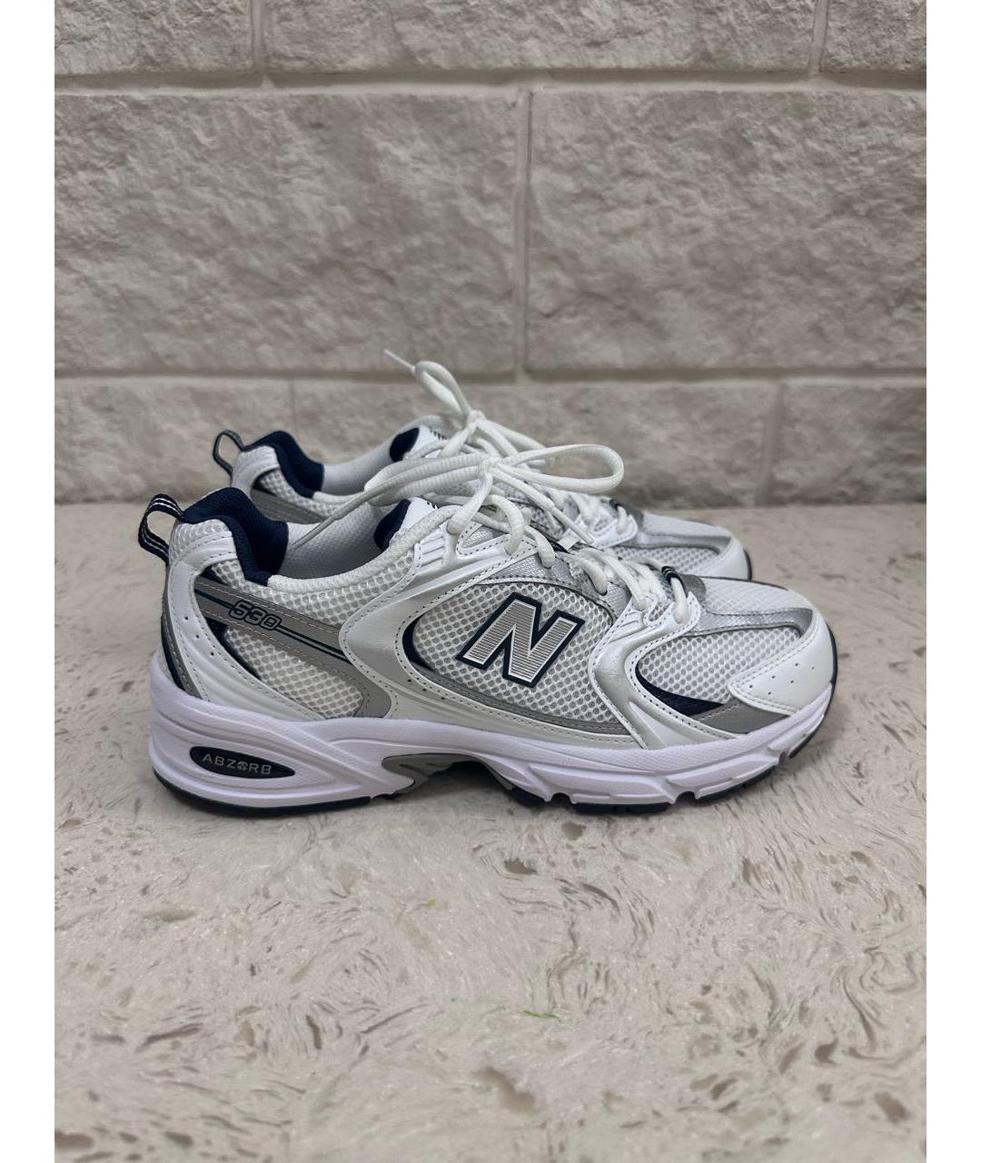 NEW BALANCE Белые низкие кроссовки / кеды, фото 8