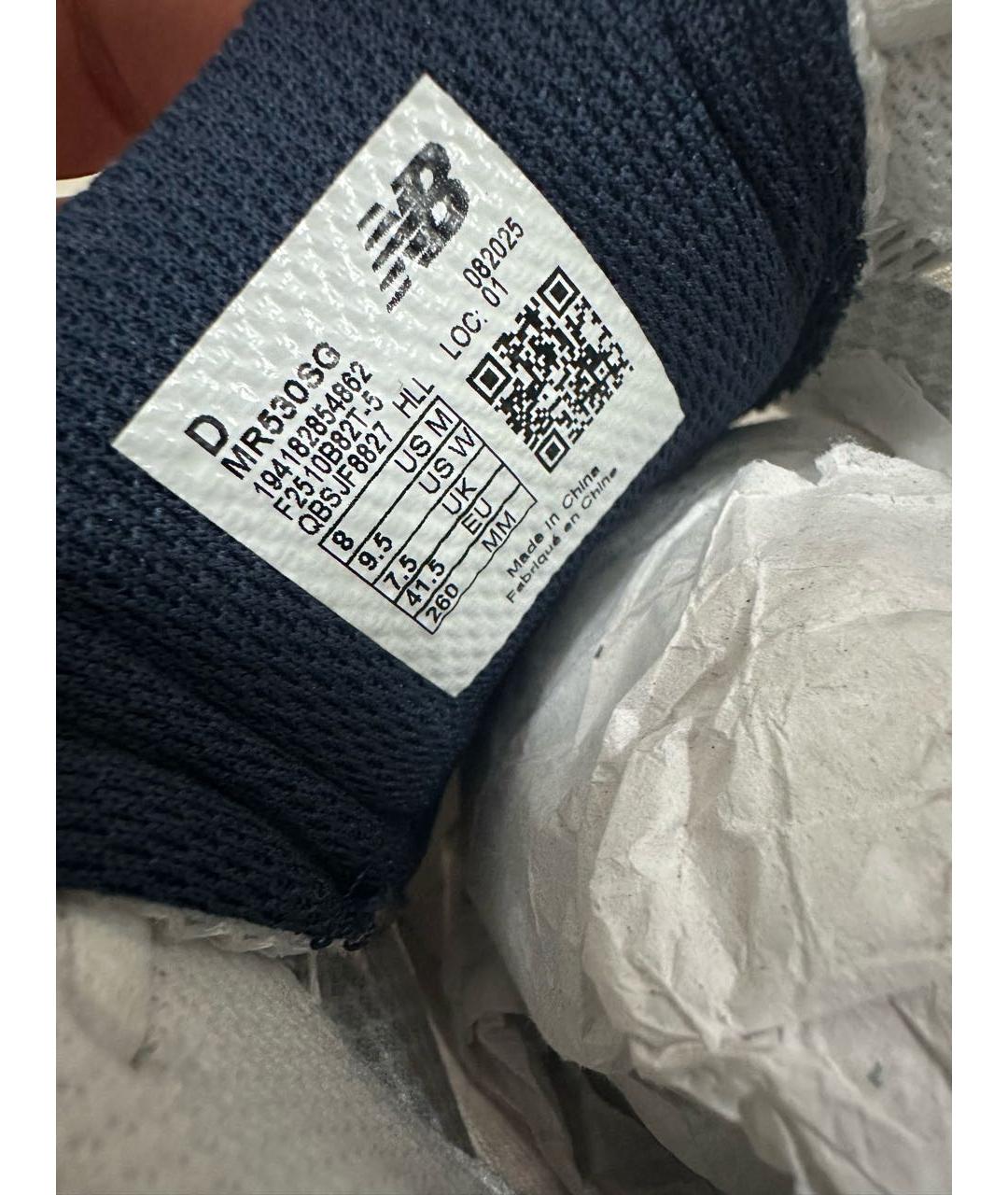 NEW BALANCE Белые низкие кроссовки / кеды, фото 5