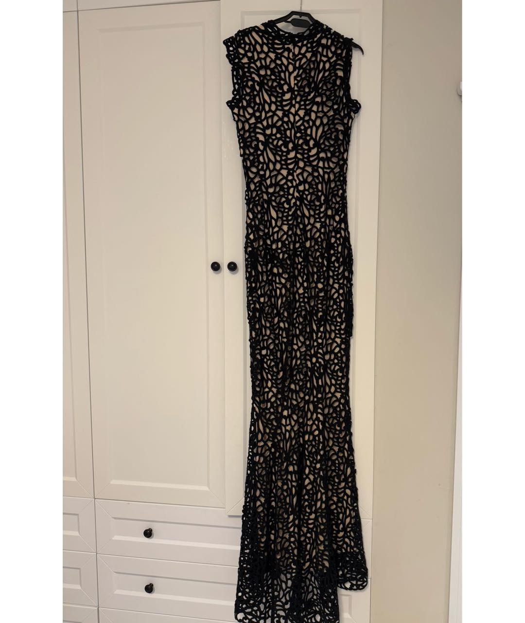 ERMANNO SCERVINO Черное шерстяное вечернее платье, фото 2
