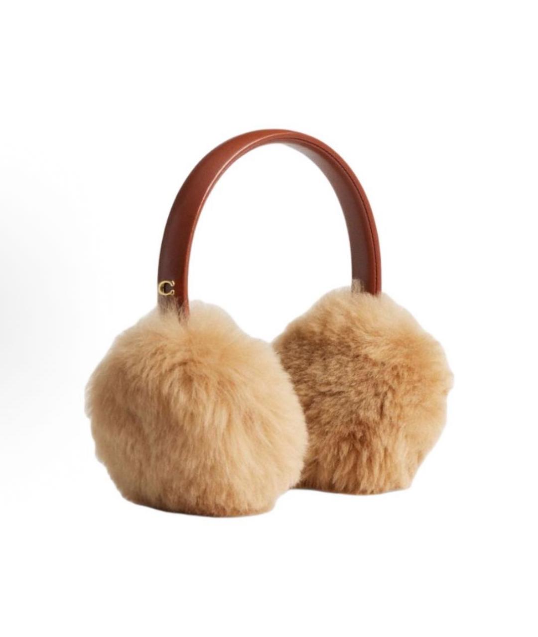 COACH Коричневые наушники, фото 1