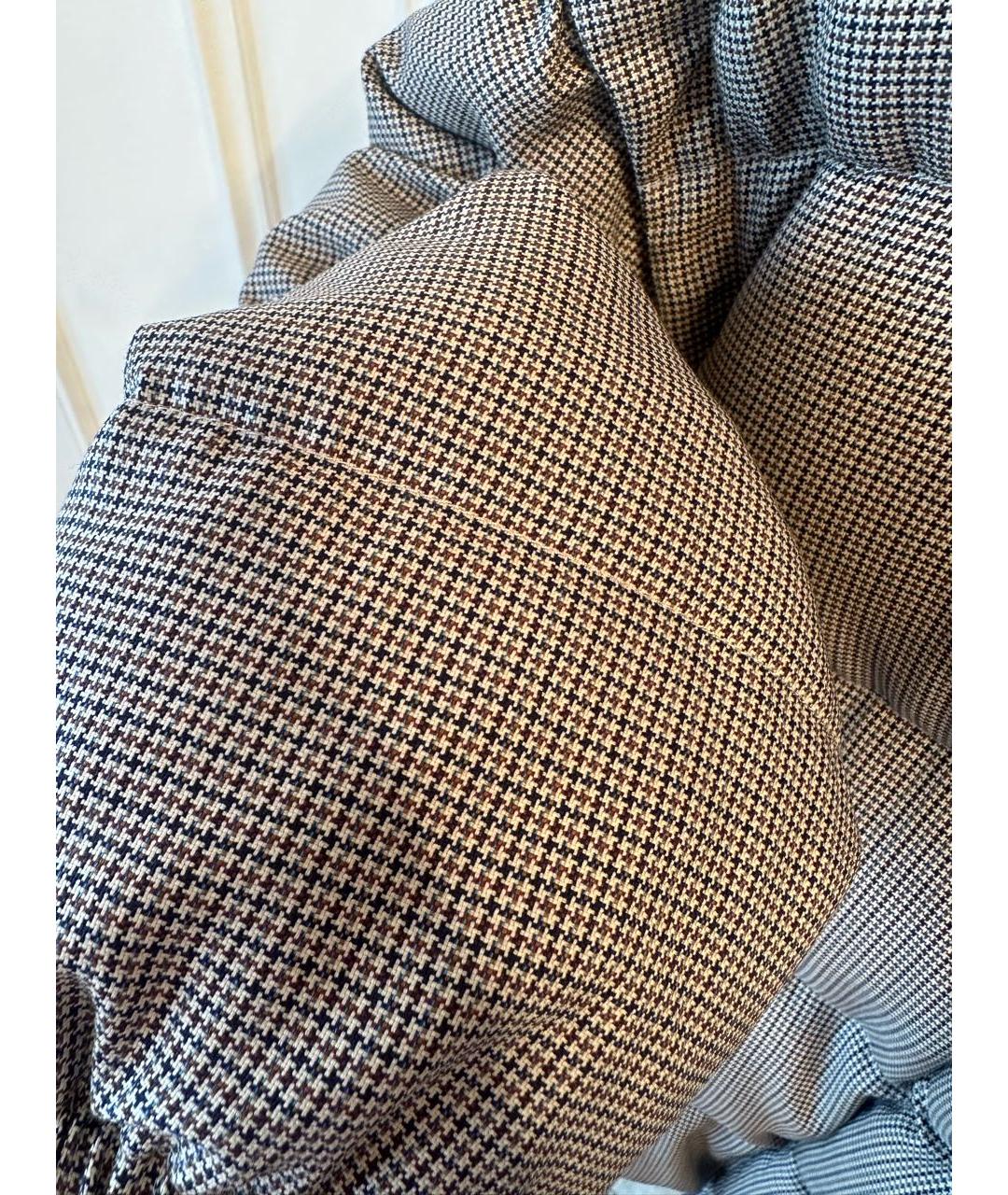 PRADA Коричневый шерстяной пуховик, фото 4