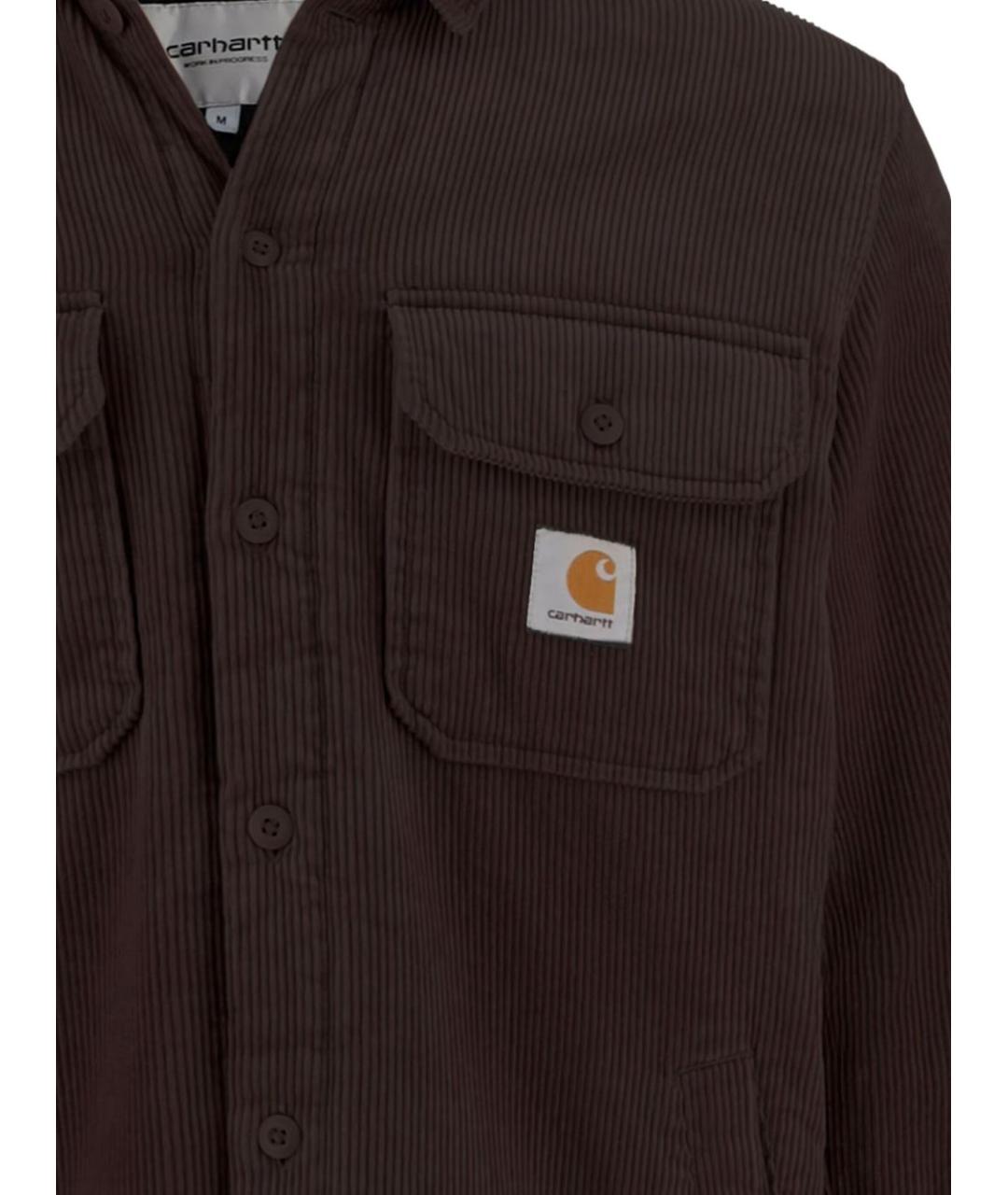 CARHARTT WIP Коричневая хлопковая куртка, фото 3