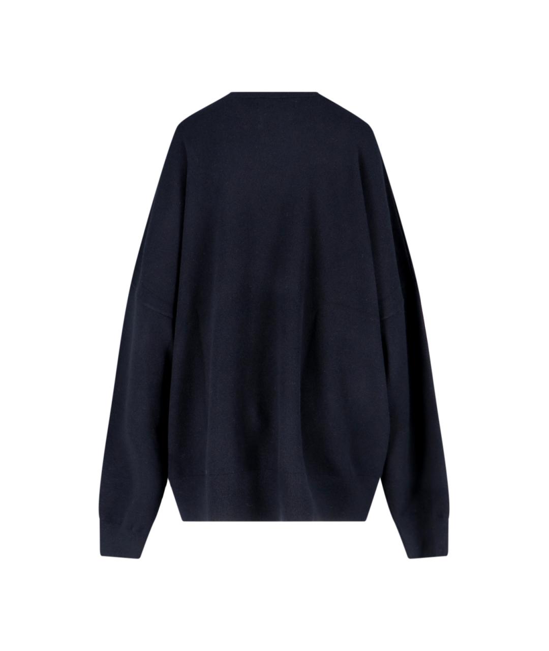 EXTREME CASHMERE Черный кашемировый джемпер / свитер, фото 2